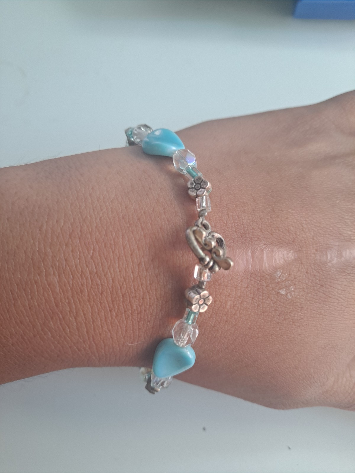 vintage glass bracelet