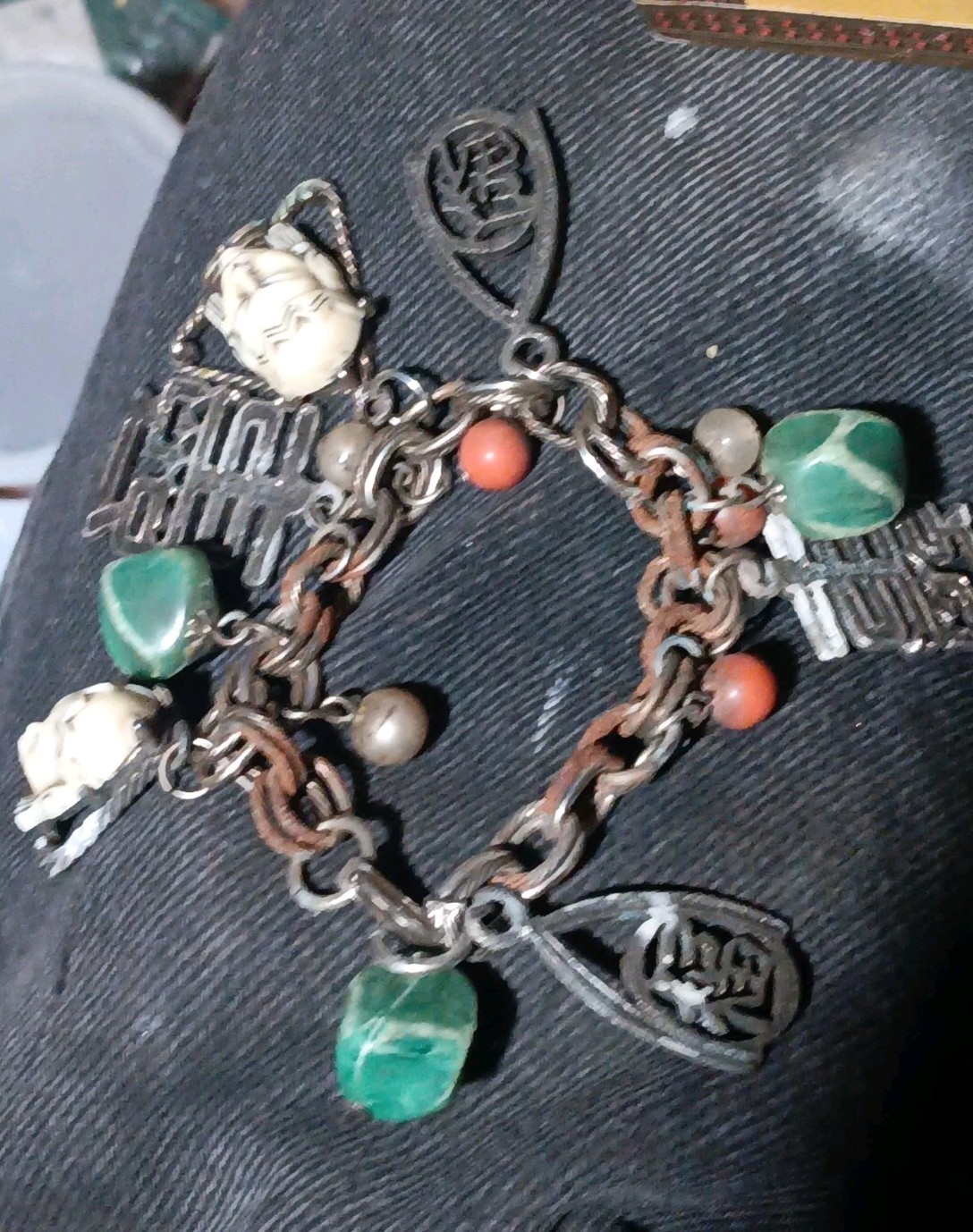 vintage charm bracelet 60s