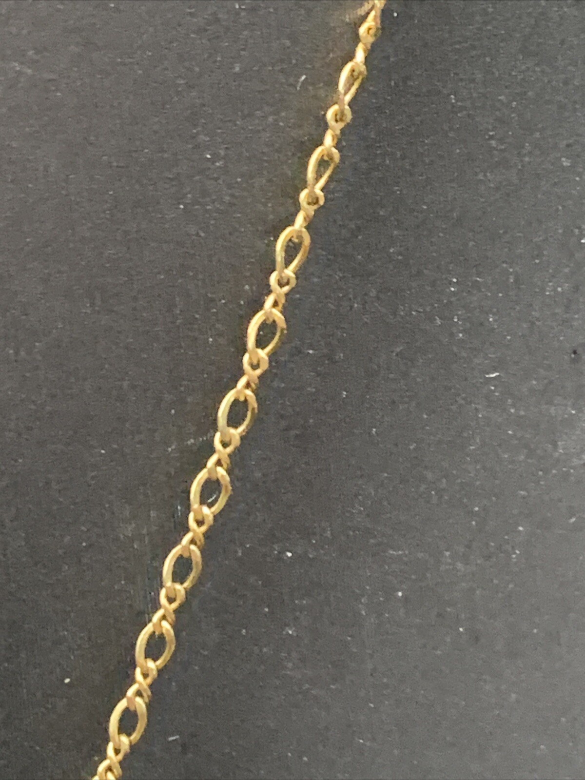 vintage GARA DANIELLE august birthstone 14k GF peridot GEMSTONE flower necklace