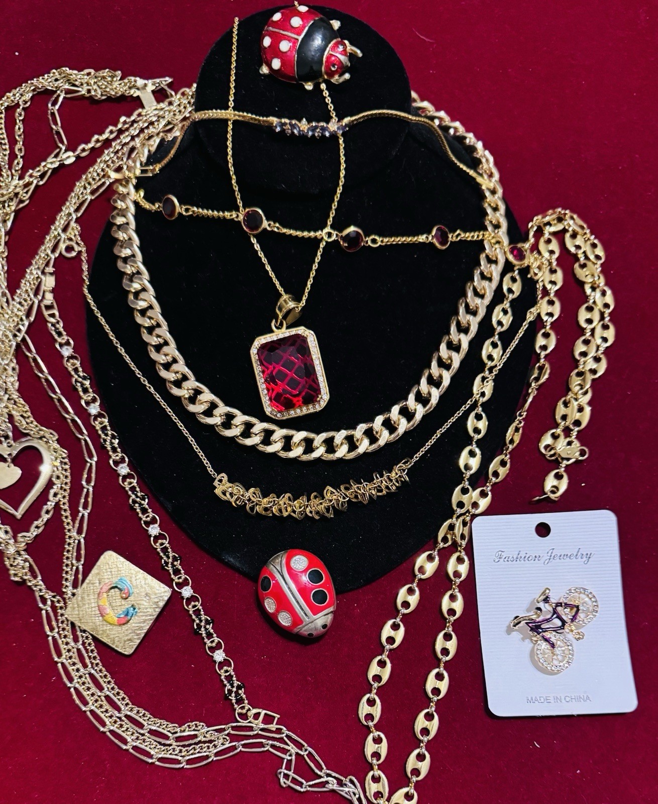 Vintage High End Costume Jewelry Mamselle Monet Napier Japan Sarah Coventry TRUM