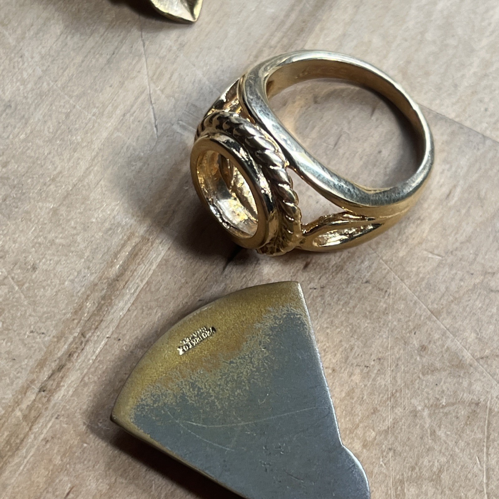 Mixed Lot of 1/20 12K Gold Filled & Other Gold GF — Pins, Bracelets Lot – J1