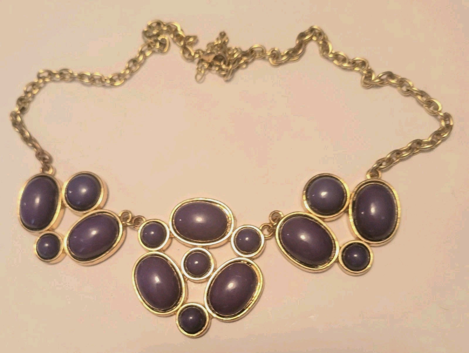 2 Necklace Avon Aqua 23″ and Julie Vos Purple 21″ Spring Easter Summer Causal