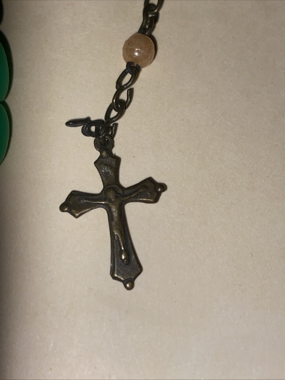 ESTATE SALE: Beaded & Chain Cross Rosary Lot-4