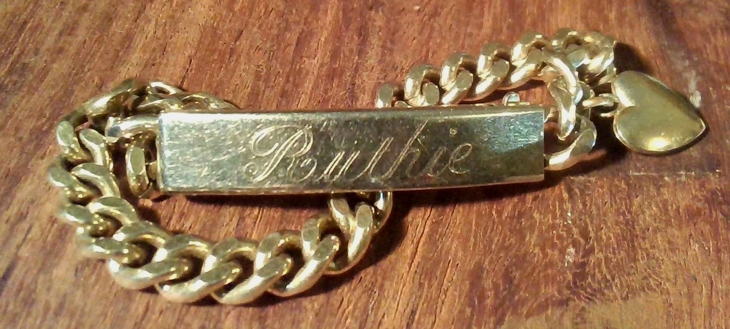 Estate Jewelry Reseller Lot Speidel USA ID Bracelet Copper Turquoise Bangle