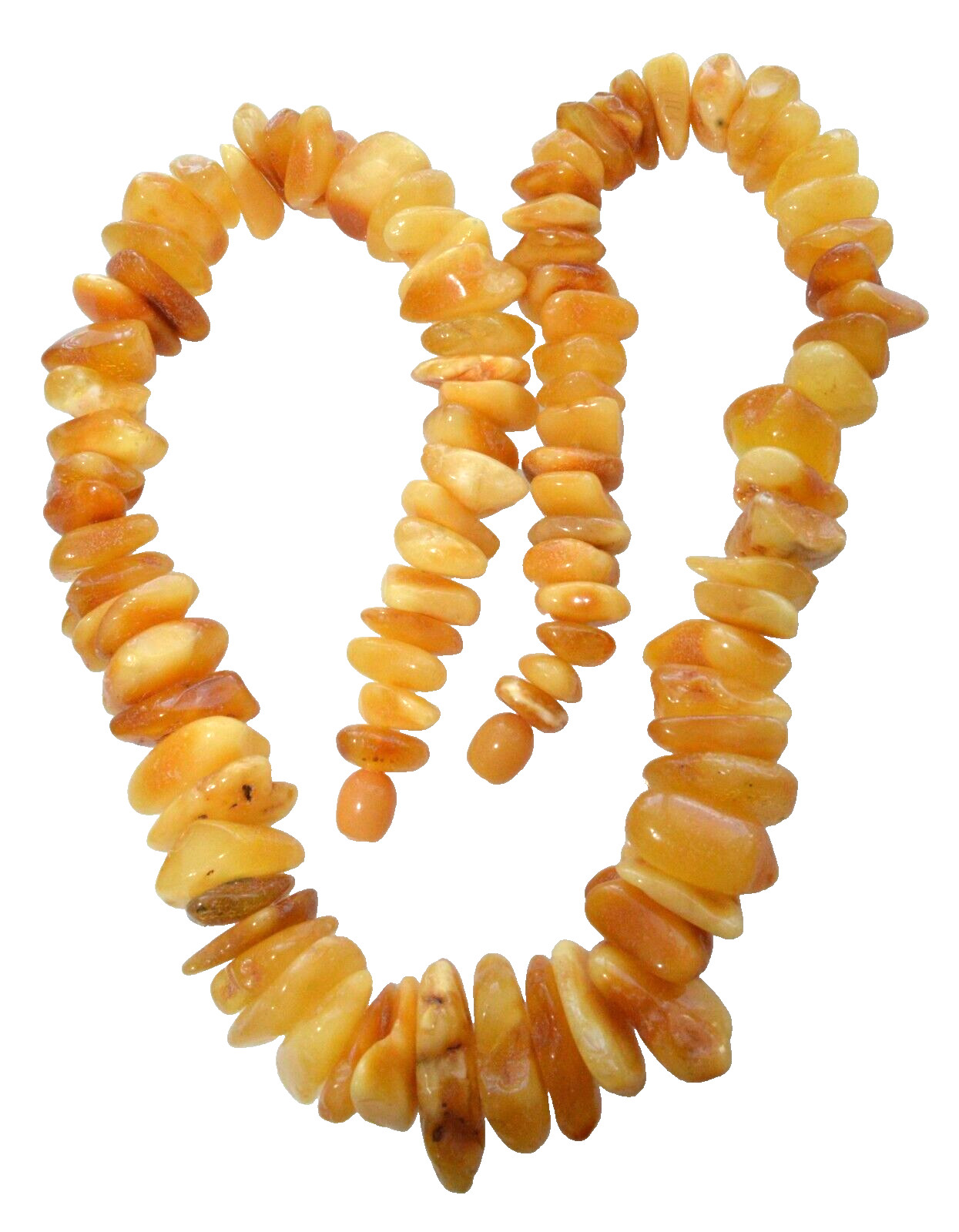 ✅48cm = 60gr RUSSIAN SOVIET BALTIC AMBER BEAD NECKLACE 琥珀 BRACELET STONE PENDANT
