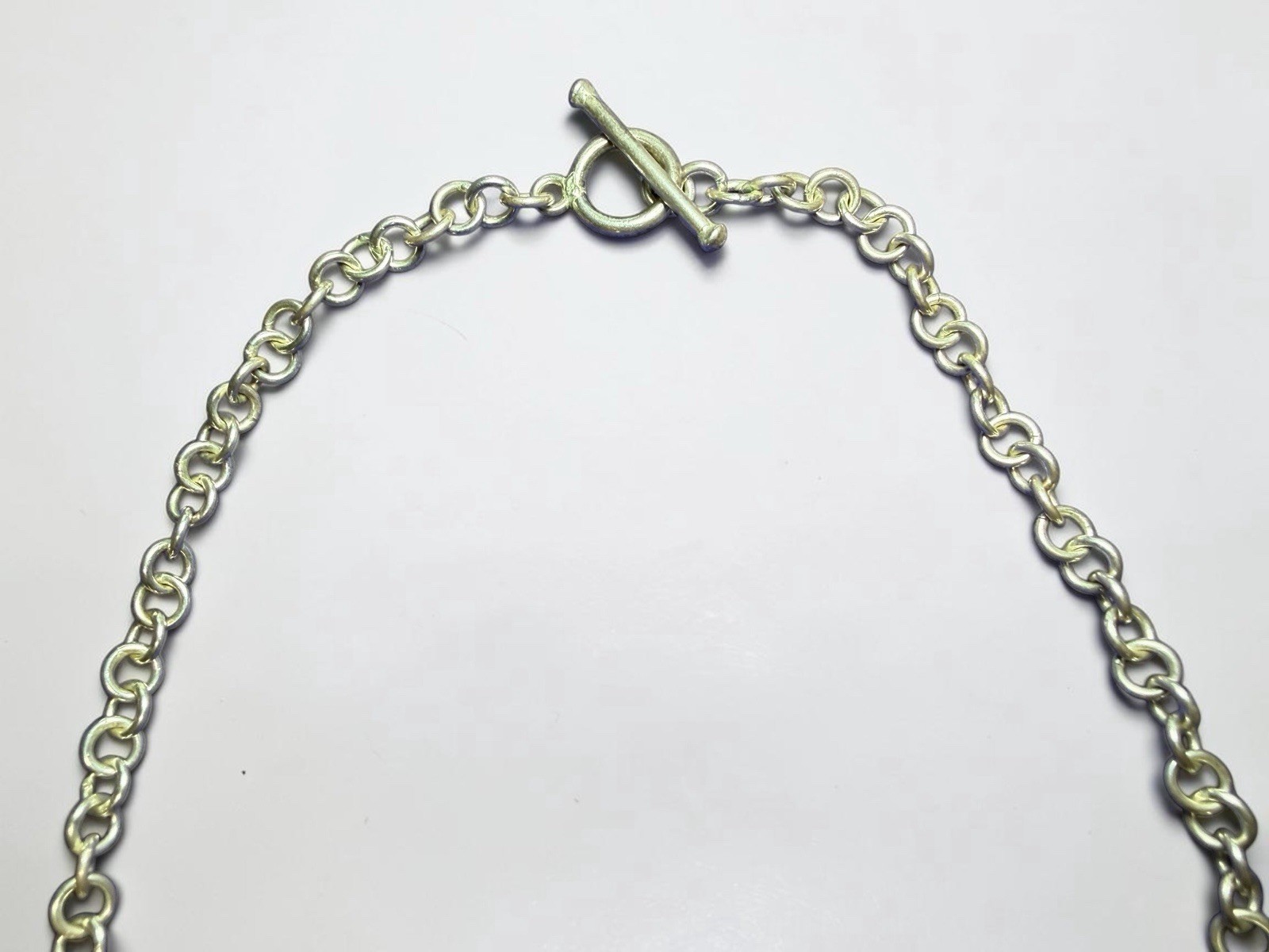 Dominique Dinouart DDD Mexico 925 Silver Textured Fringe Cleopatra Necklace 70g