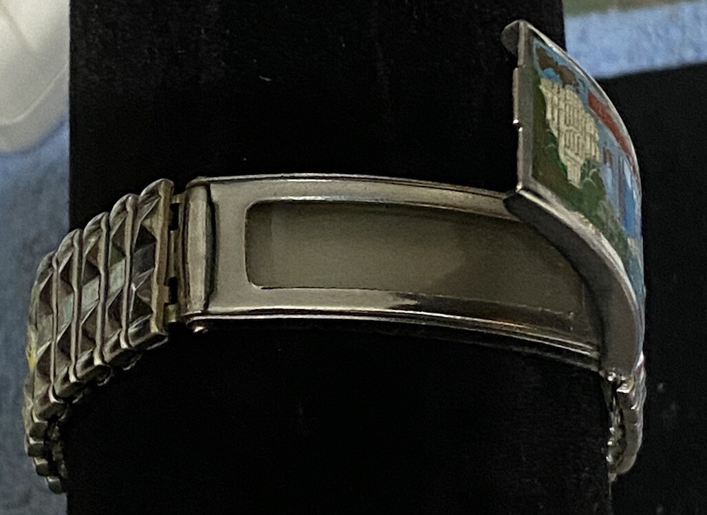 Vintage Photo Hide Bracelet USA Washington DC buildings Monument retro Unisex