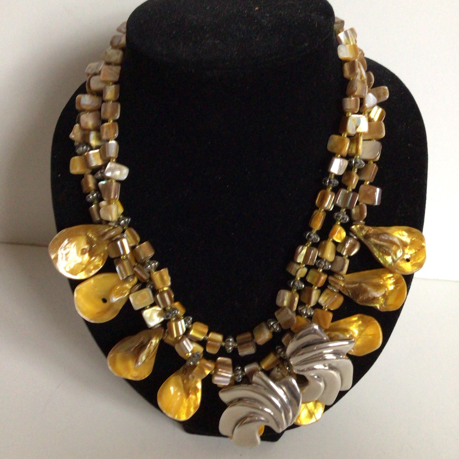 GORGEOUS SEBBAG VON MUSULIN NECKLACE PENDANTS STERLING