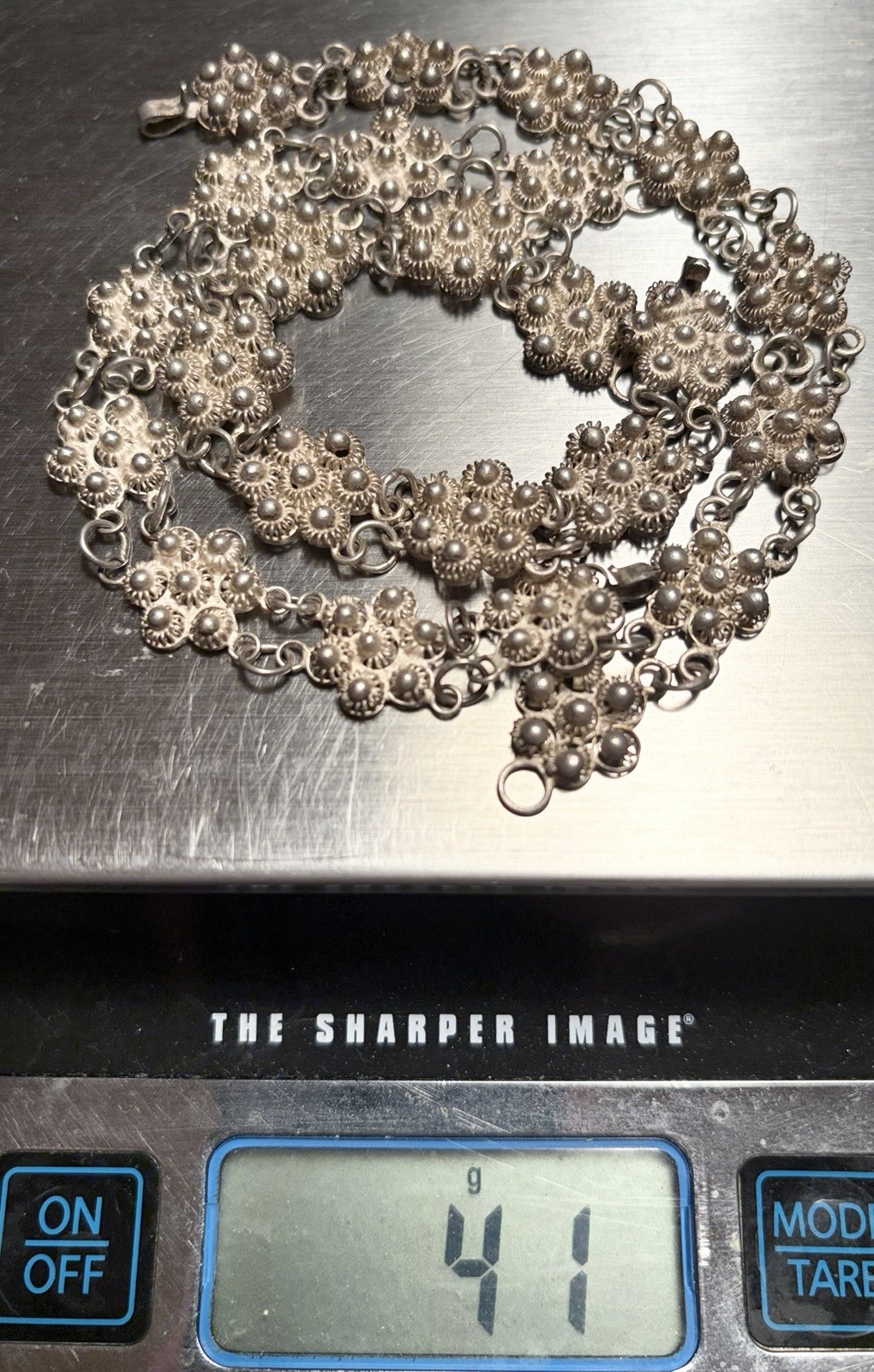 3 Antique Vintage Chinese Silver Cannetille Filigree Bracelets 6.5″ Necklace 41g