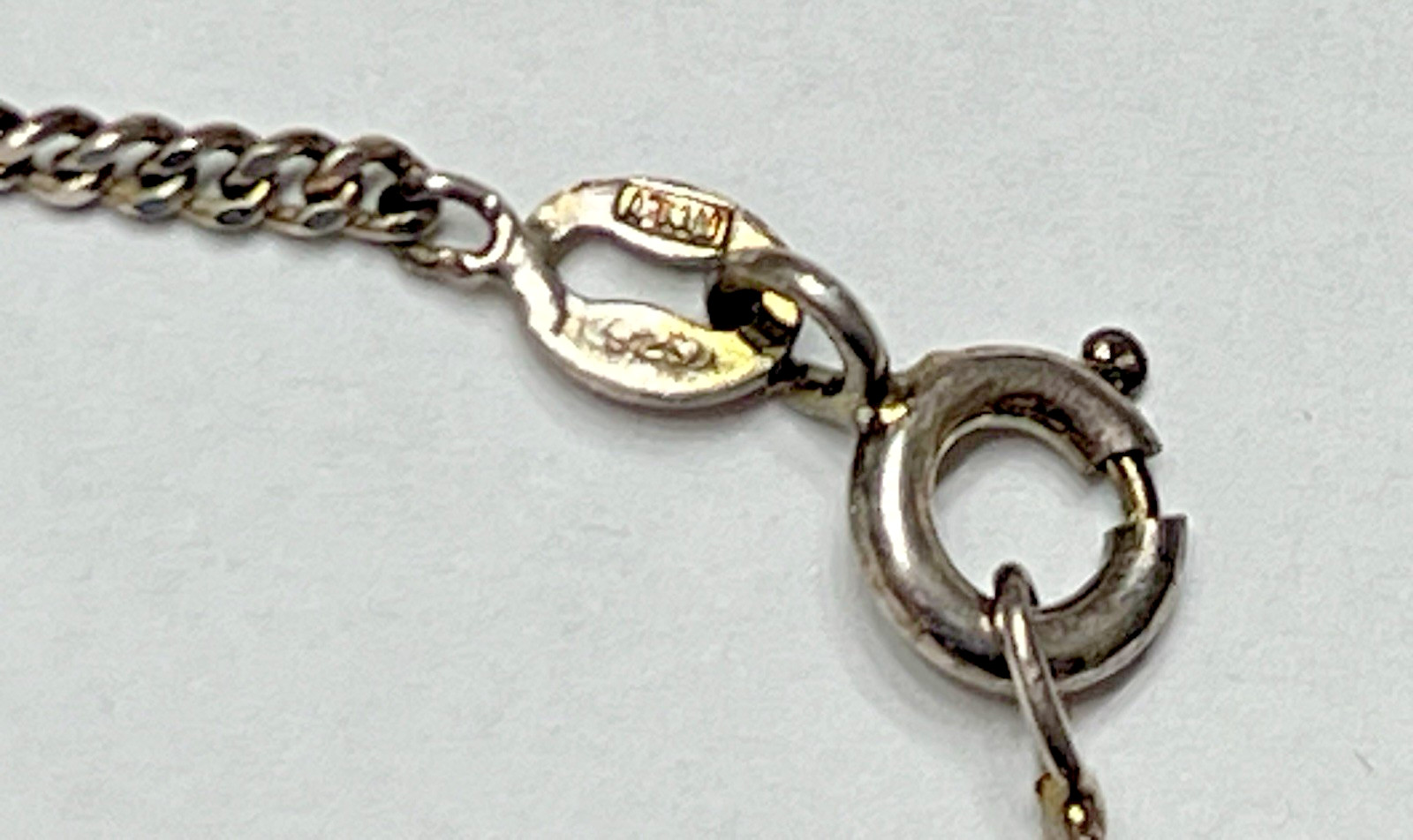 Sterling Silver Heart Necklace Pendant Puffy Locket Chain 925 Vintage Signed US
