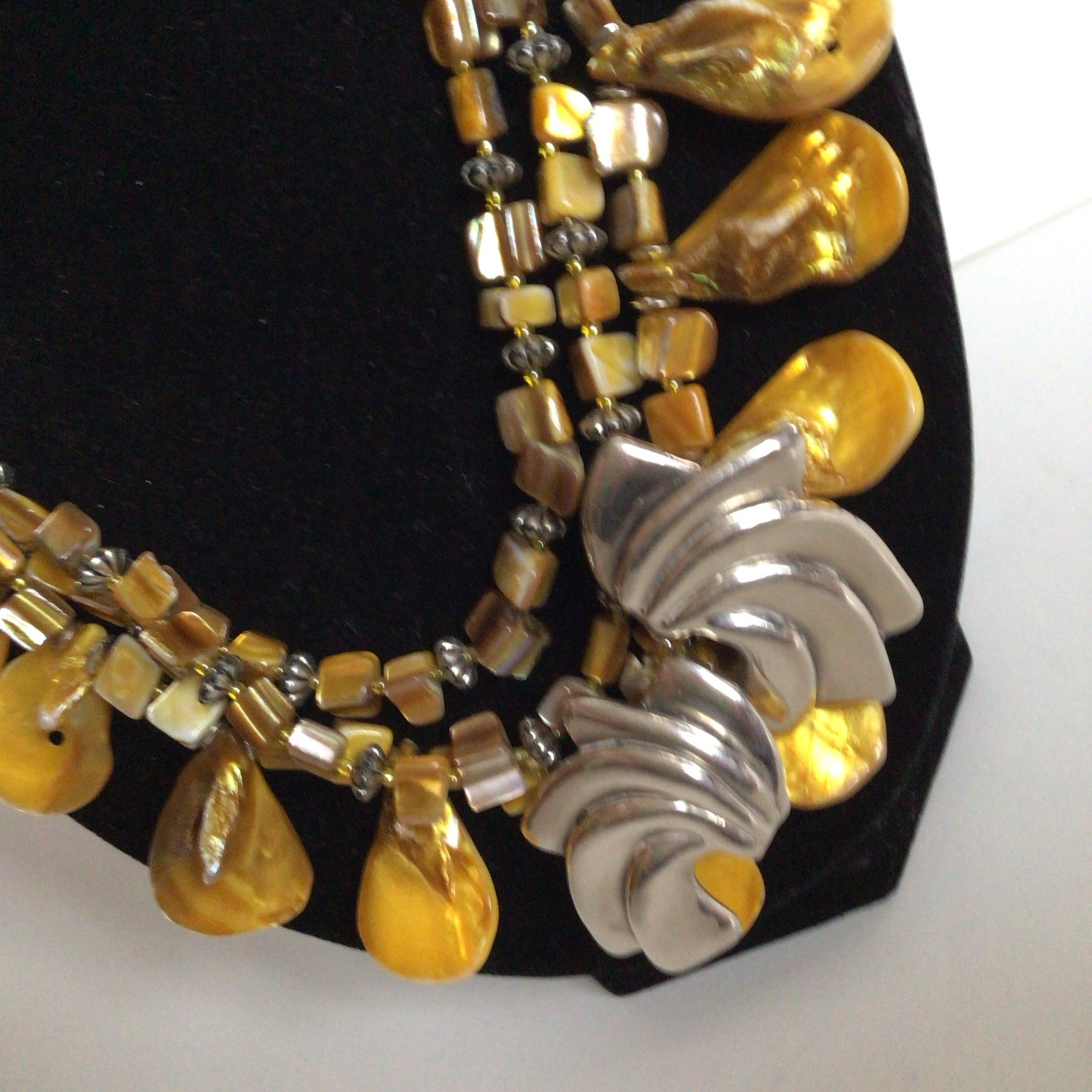 GORGEOUS SEBBAG VON MUSULIN NECKLACE PENDANTS STERLING