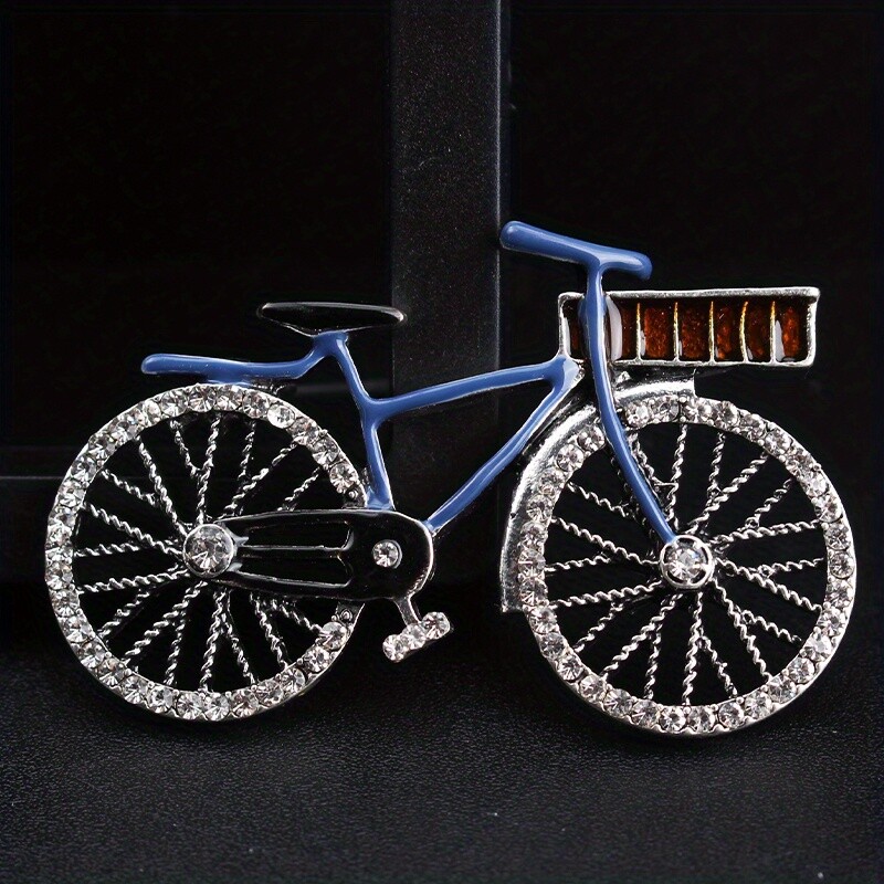 Retro Nostalgic Creative Niche Bike Brooch Women Men Jewelry Gift Accessories