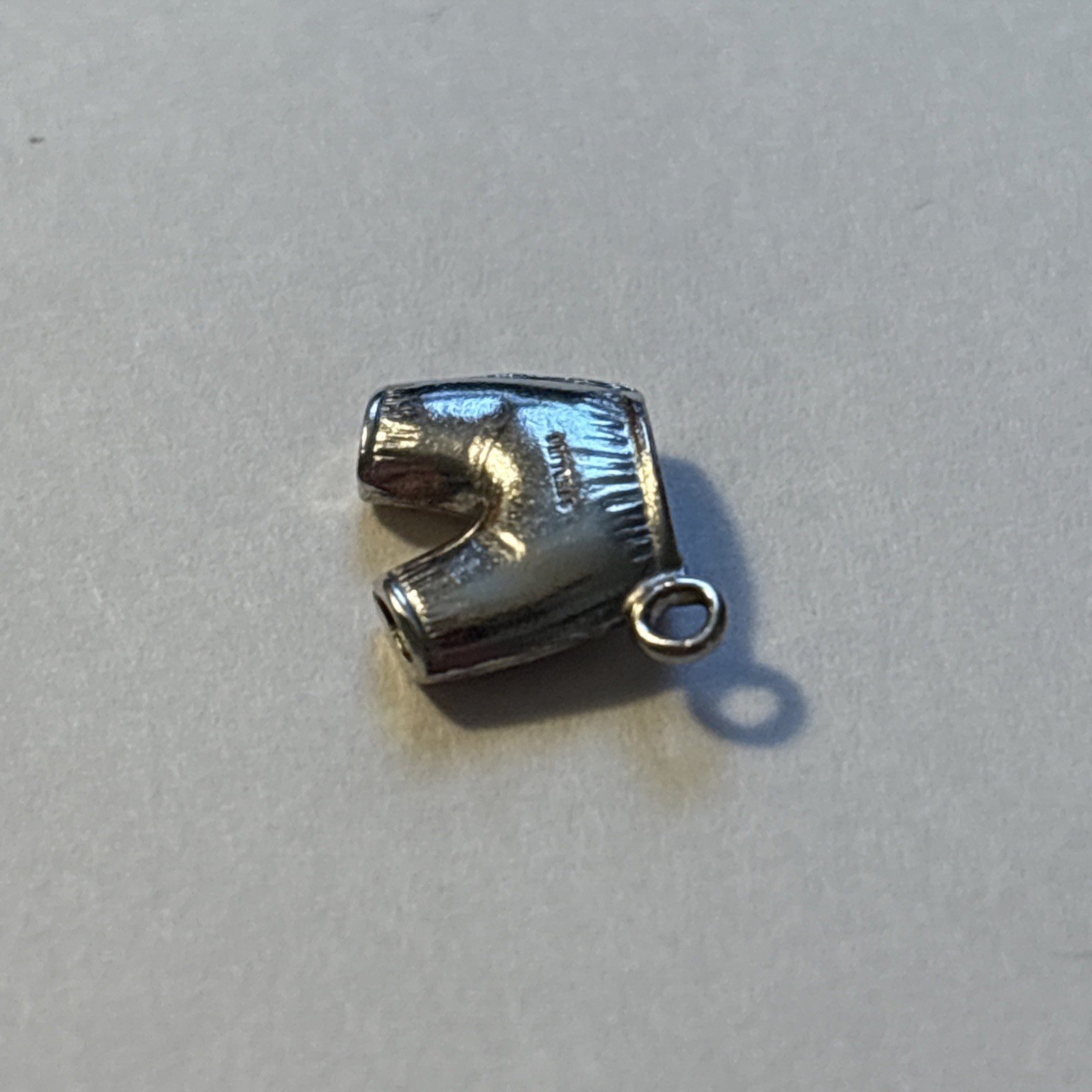 Vintage Sterling Silver Swim Trunks 3D Charm Beach Vacation Figural 0.78g
