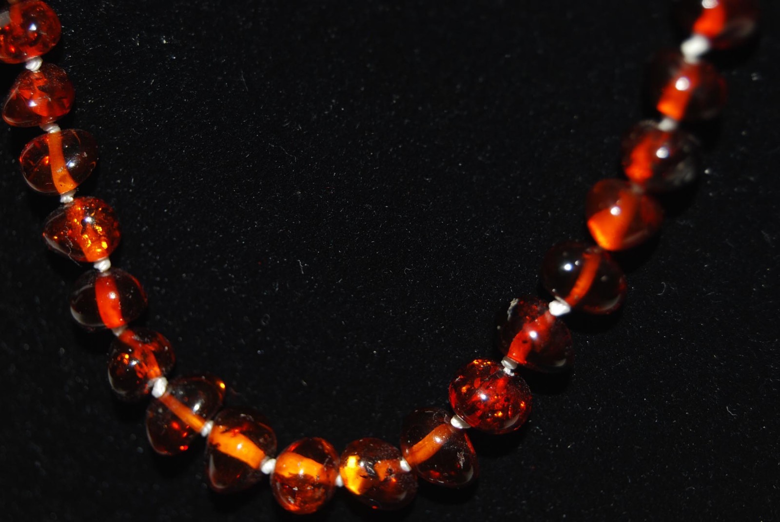 Vintage Genuine Beautiful Every Day Baltic Amber Choker Necklace 17” (2)