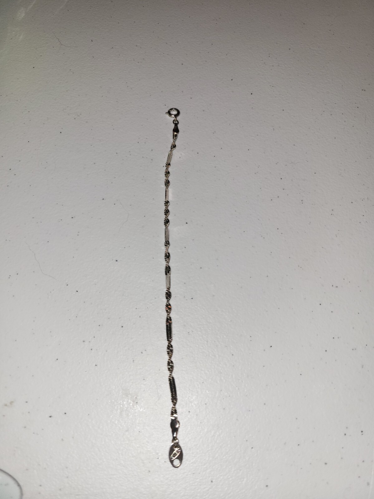 Vintage Silver Twist Bracelet 7″ Made By Avon