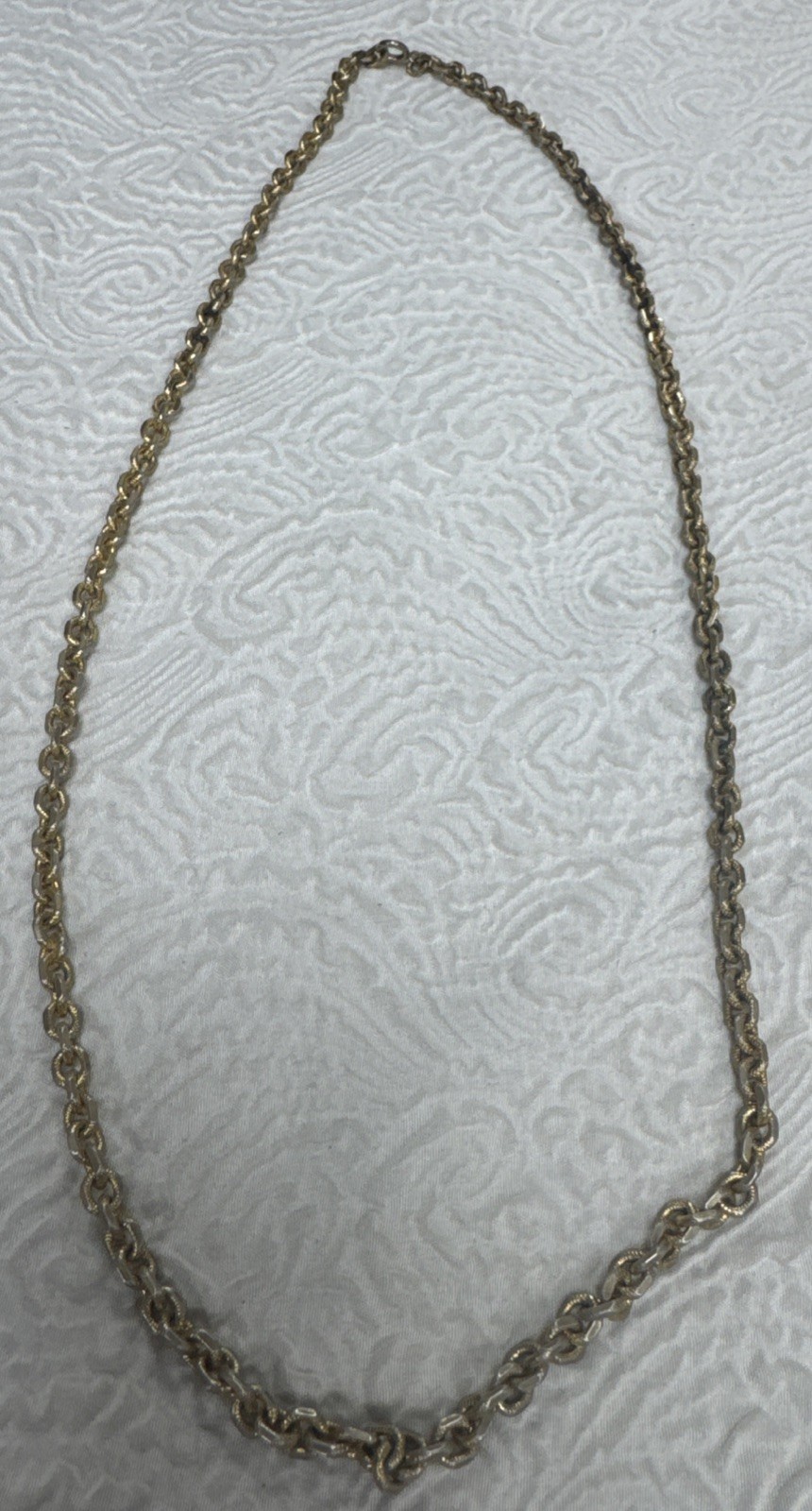 Vintage Gold Tone Double Rolo Chain Link 30”Necklace