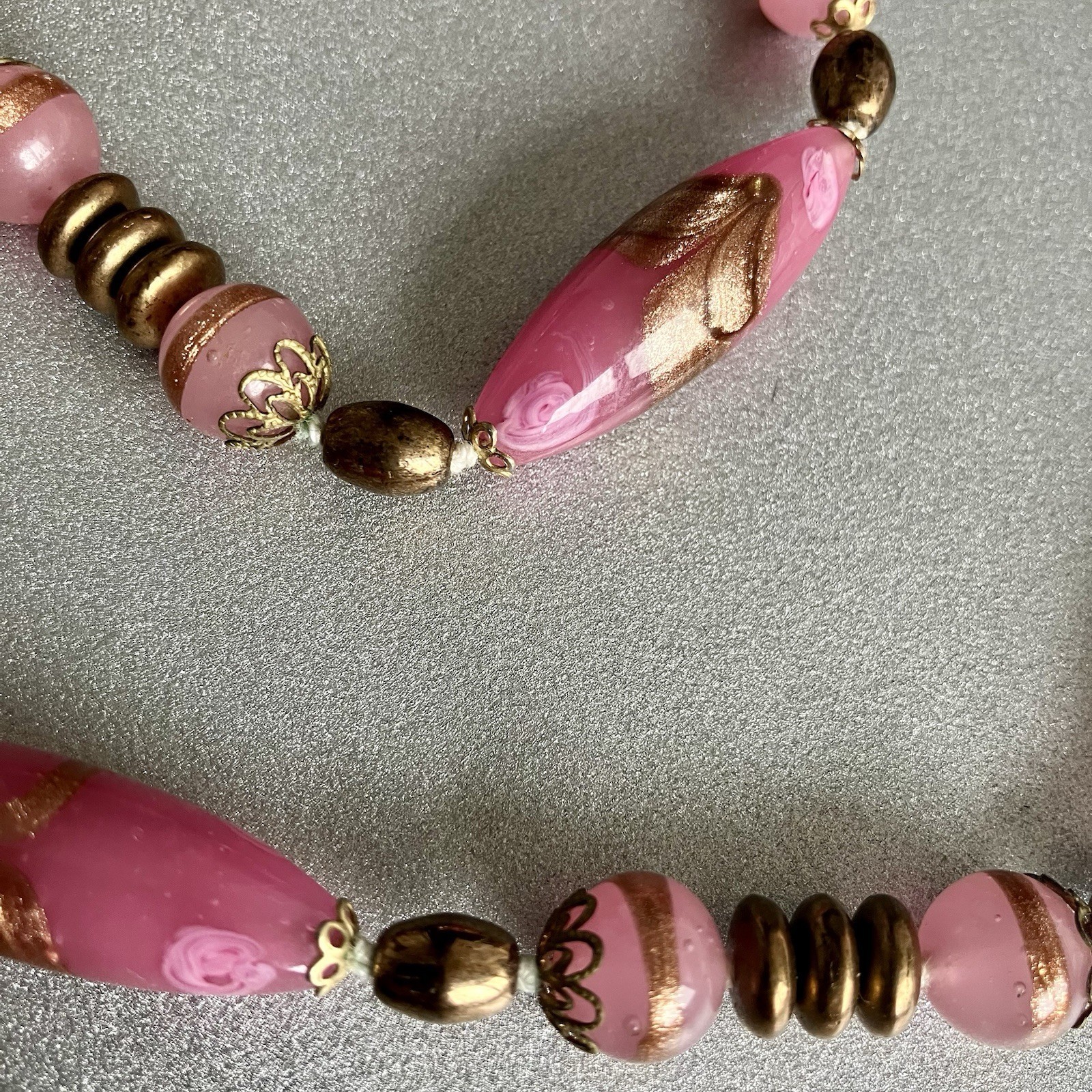 Murano Glass Necklace and Earrings – 1970s