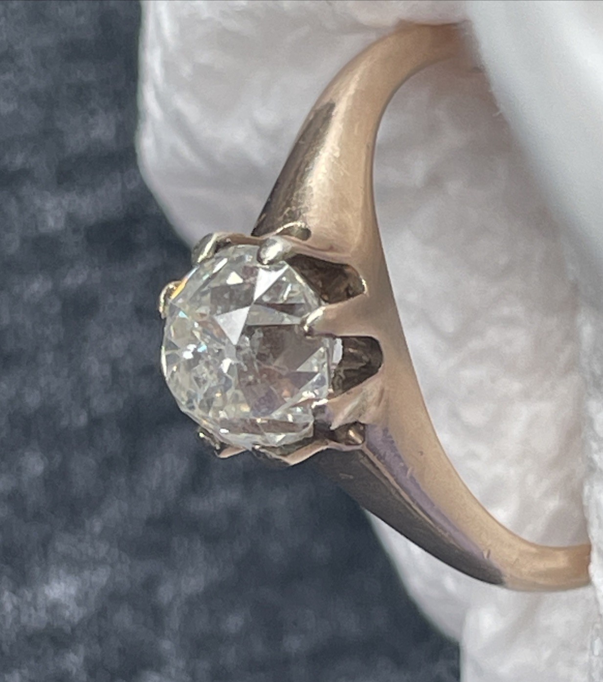 Vintage Diamond Ring – 1.32CTW Old European Cut