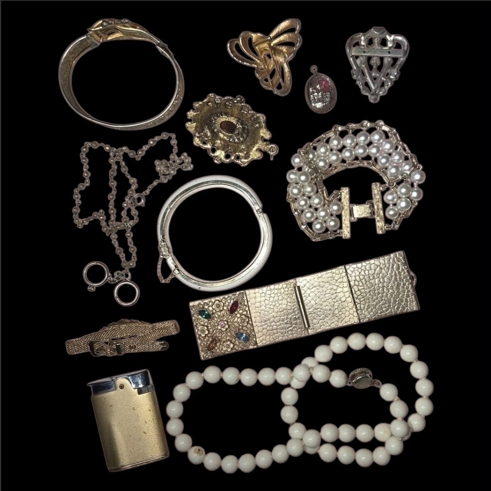 12 Pc Antique Vintage Jewelry Lot Bundle 1920s 1950s Collection Heirloom Rare!