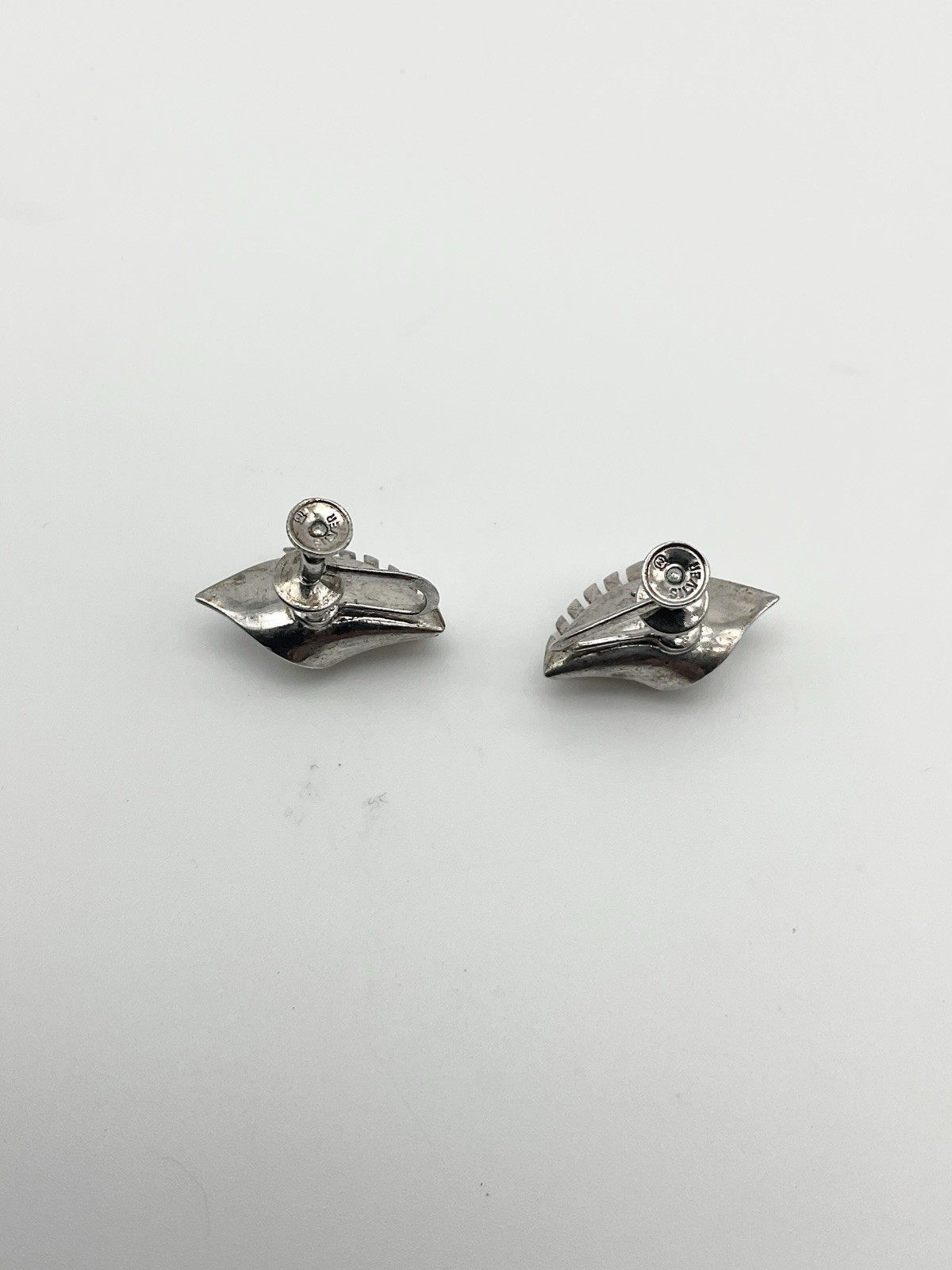 Vintage Mikimoto Sterling Silver Multi Pearl Screw Back Earrings!!S1