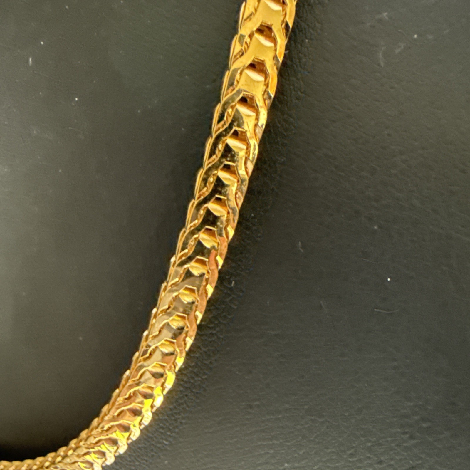 VTG Gold Tone Monet Spiga Wheat Chain 15” New W/O Tags