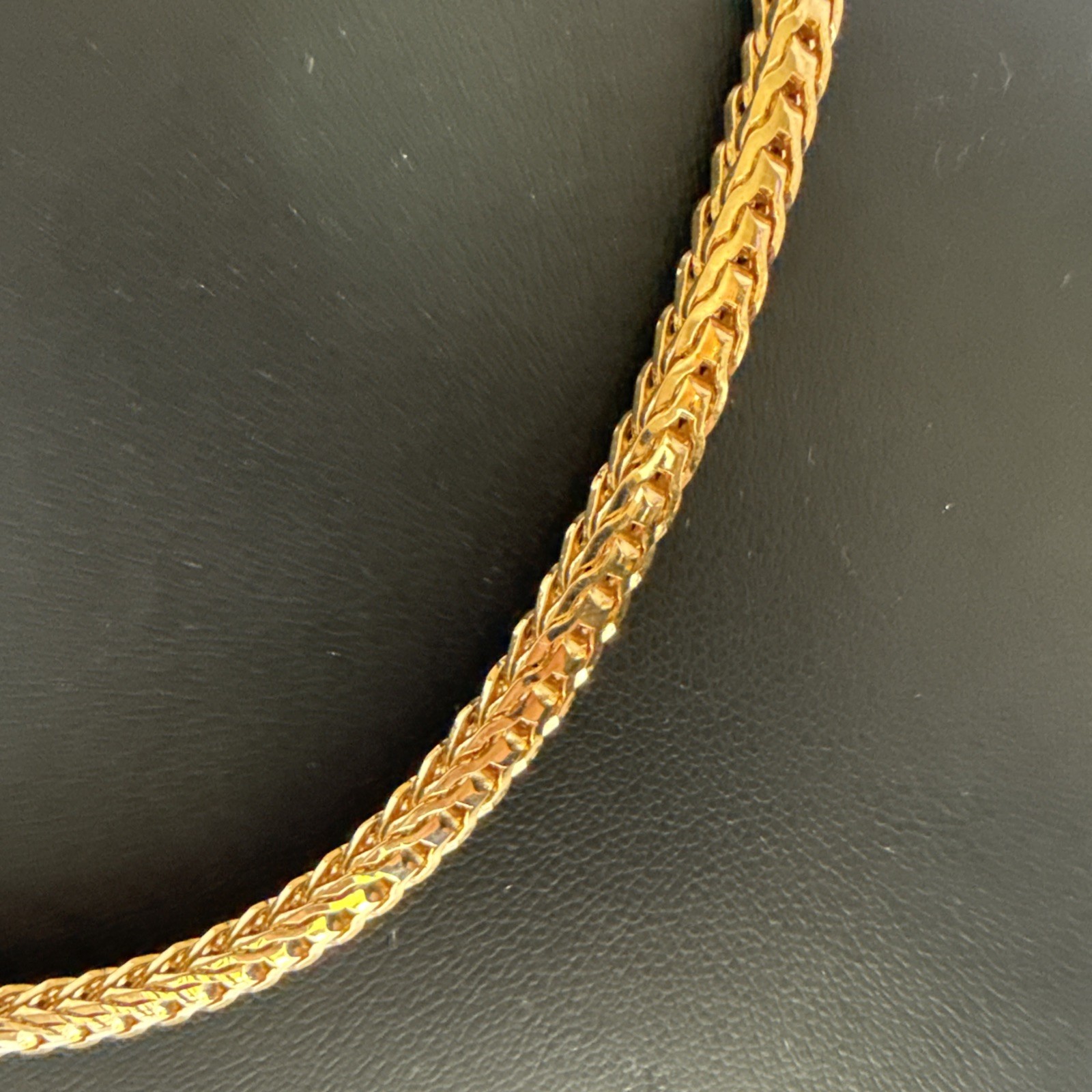 VTG Gold Tone Monet Spiga Wheat Chain 15” New W/O Tags