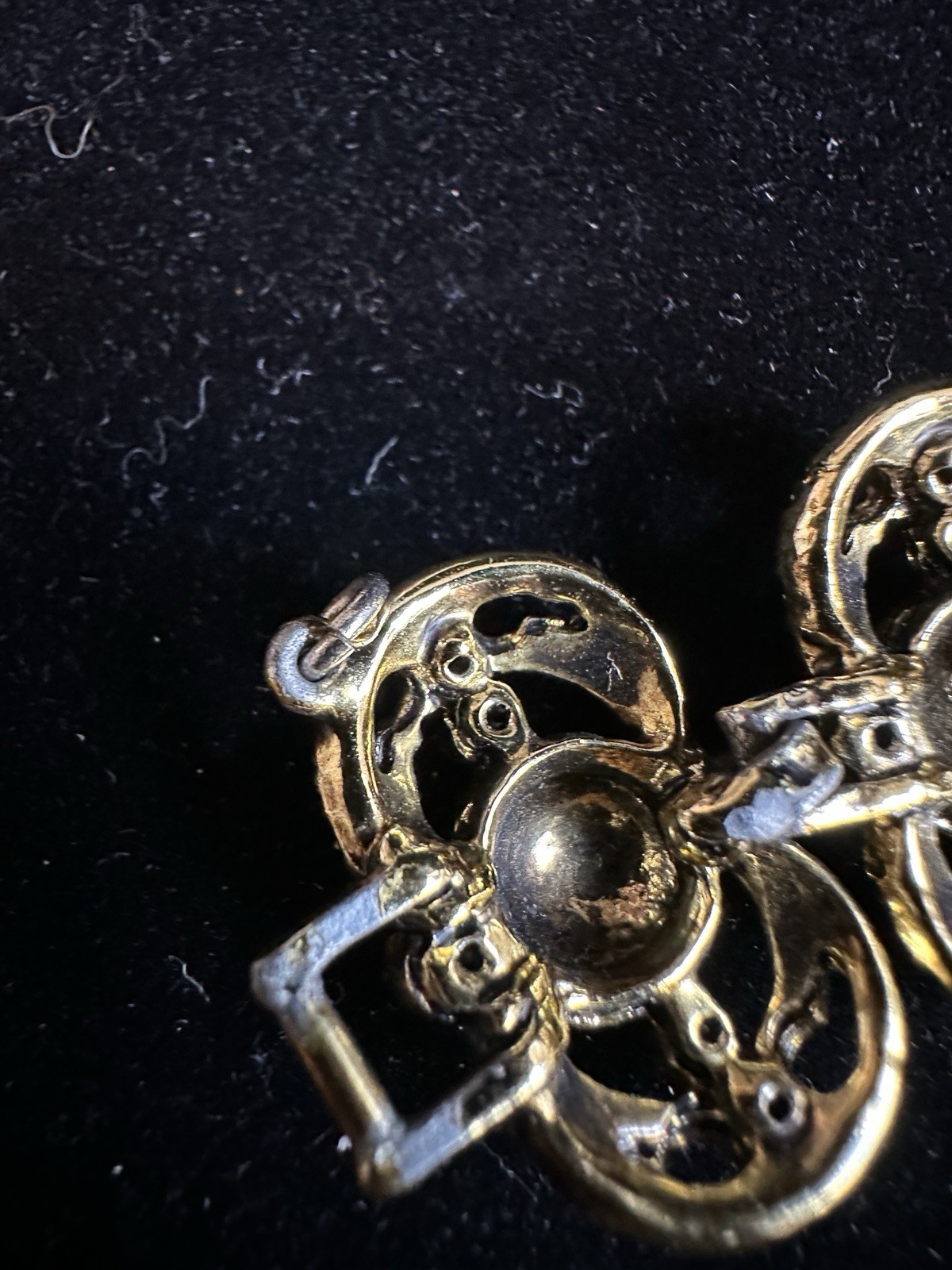 Vintage ethnic India Ring Bracelet combo appears to be heavy made gold plated