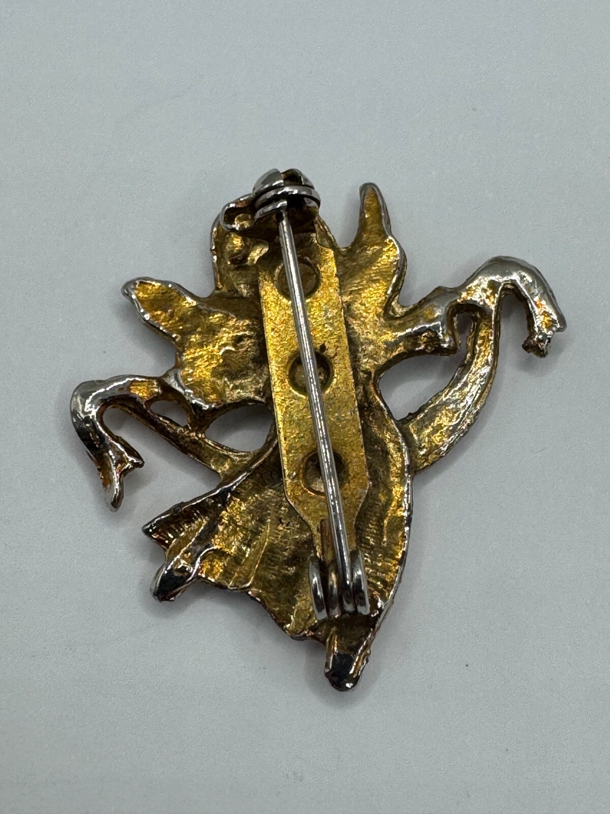 VINTAGE CHRISTMAS ENAMEL ANGEL BROOCH PIN