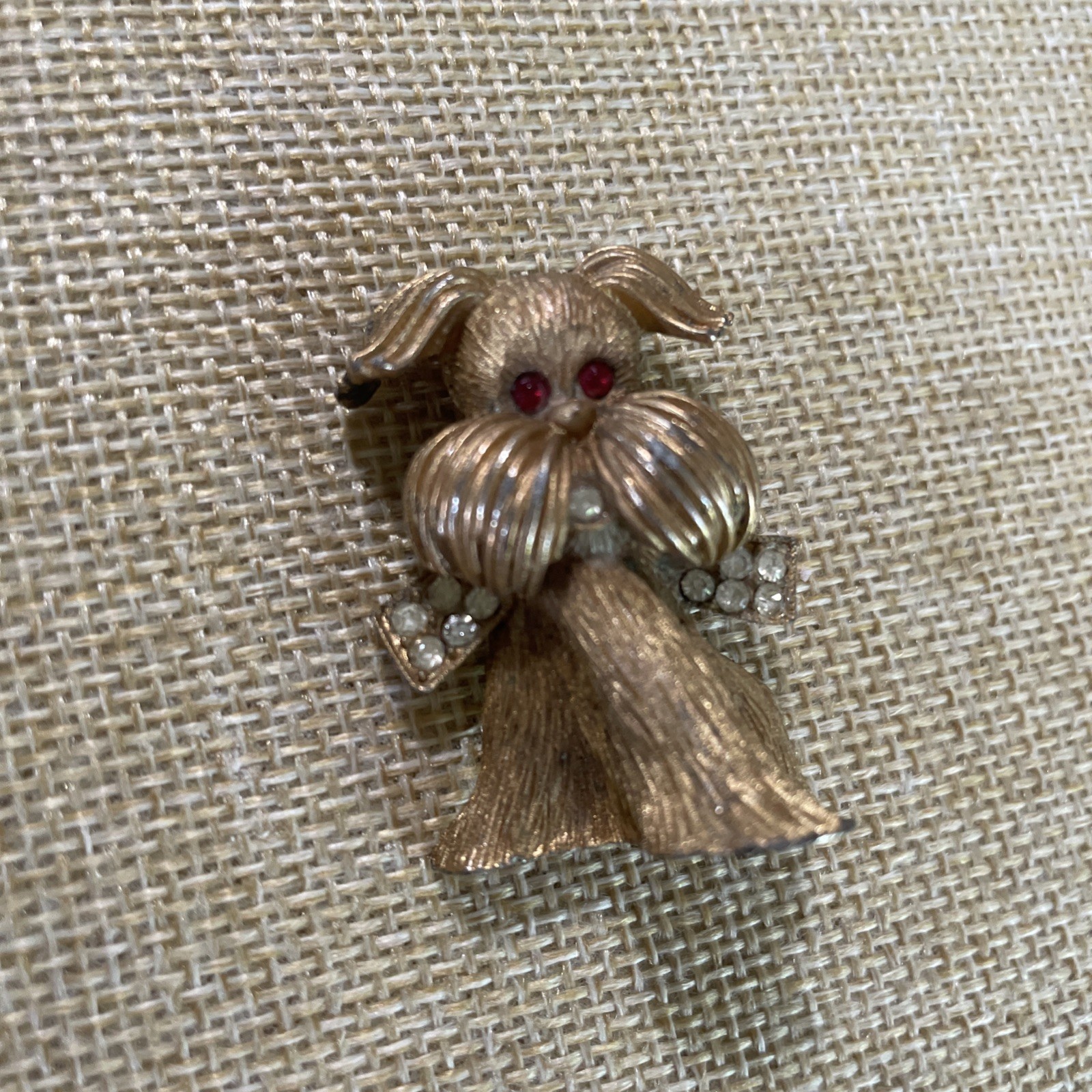 Vintage Marcel Boucher Style Pin TERRIER Dog Brooch