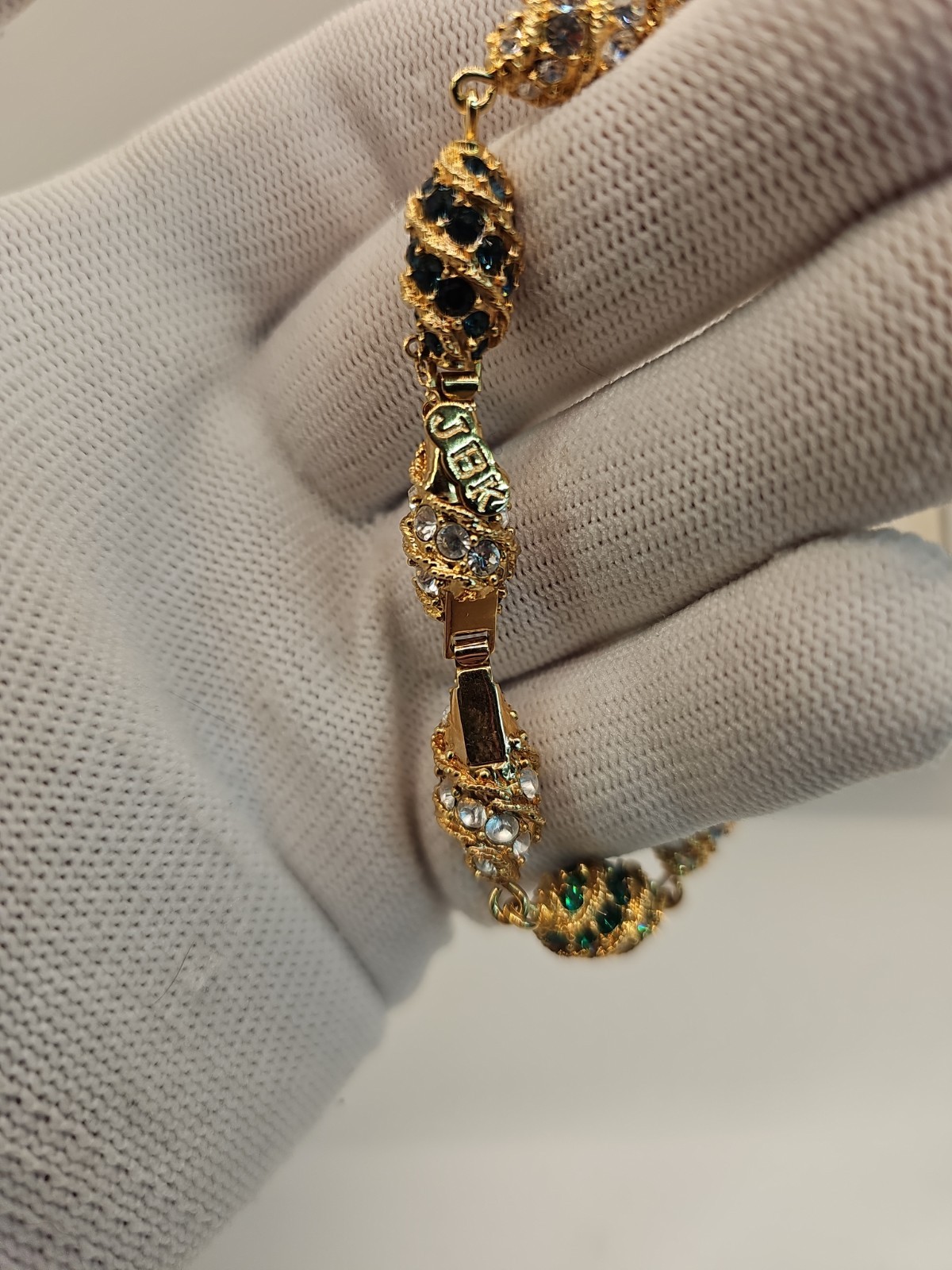 Camrose & Kross Jackie Kennedy JBK Royal Egg Bracelet. Signed JBK