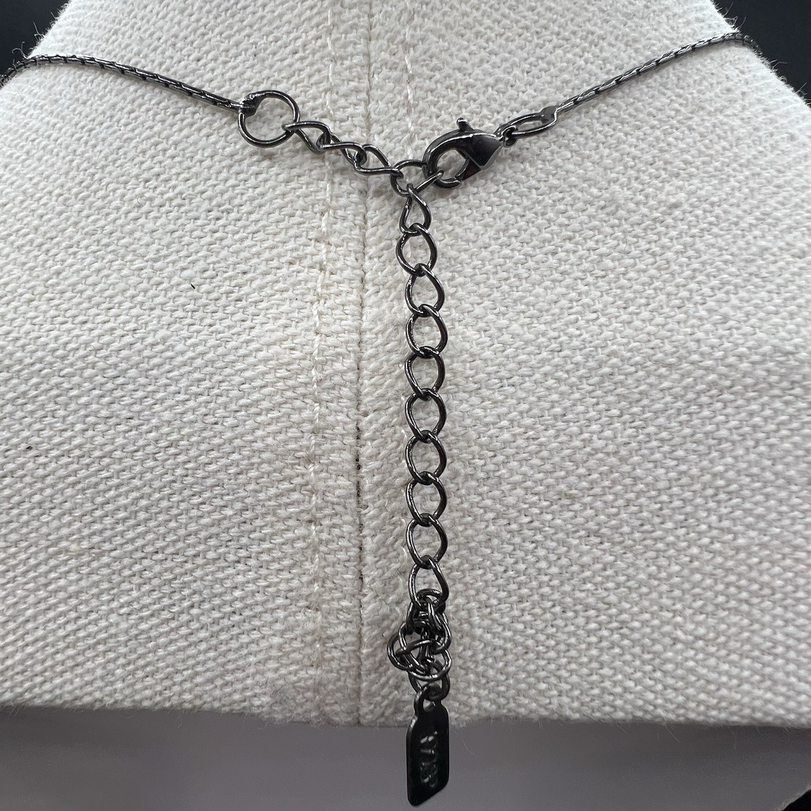 Victorian Revival Necklace Lot 3 Ribbon Pendant Cameo Floral Crystal Pearl 1928