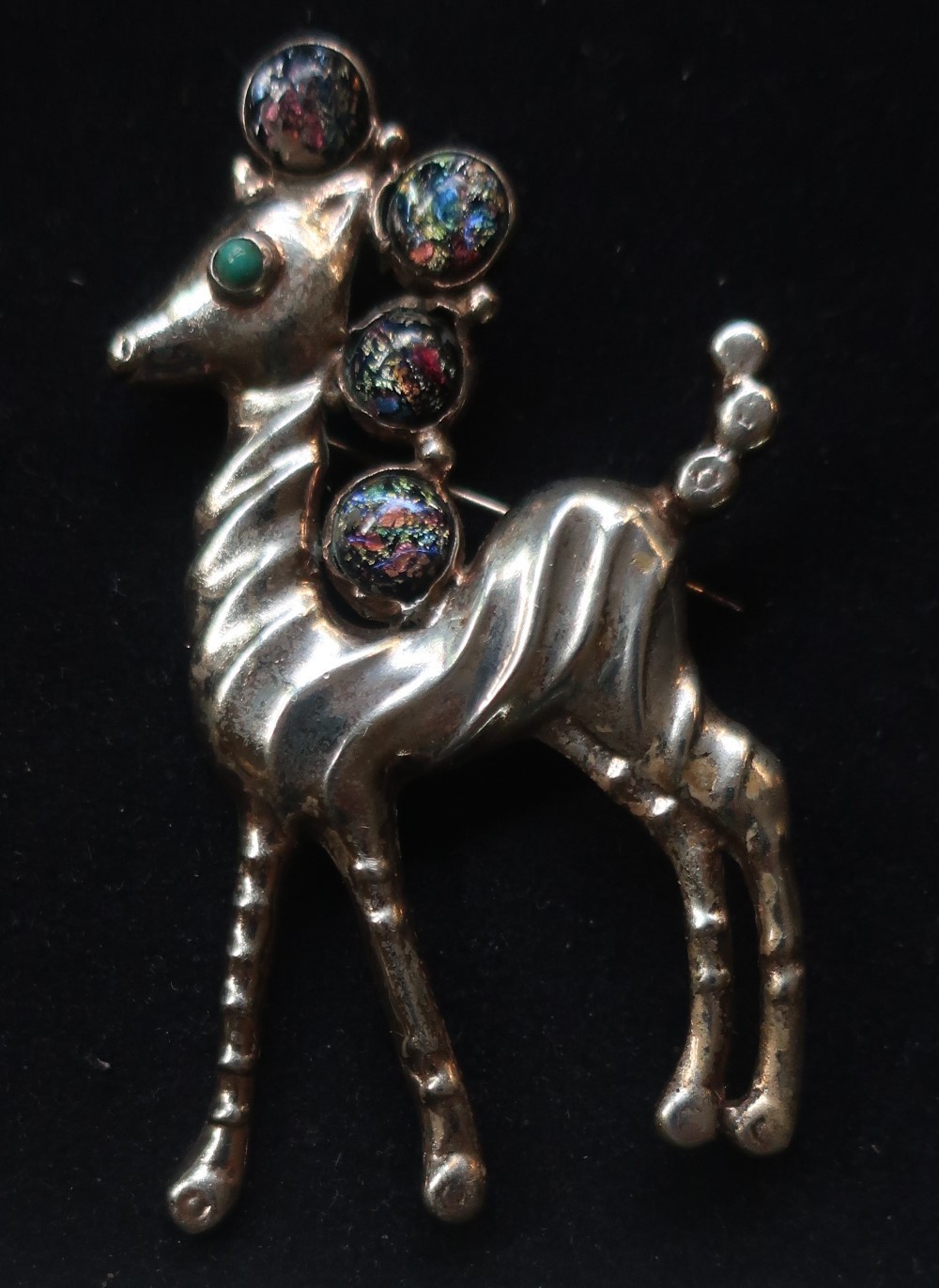 VTG Sterling Silver Jewelry LOT Vintage Horse Two Sterling Silver one gold plate