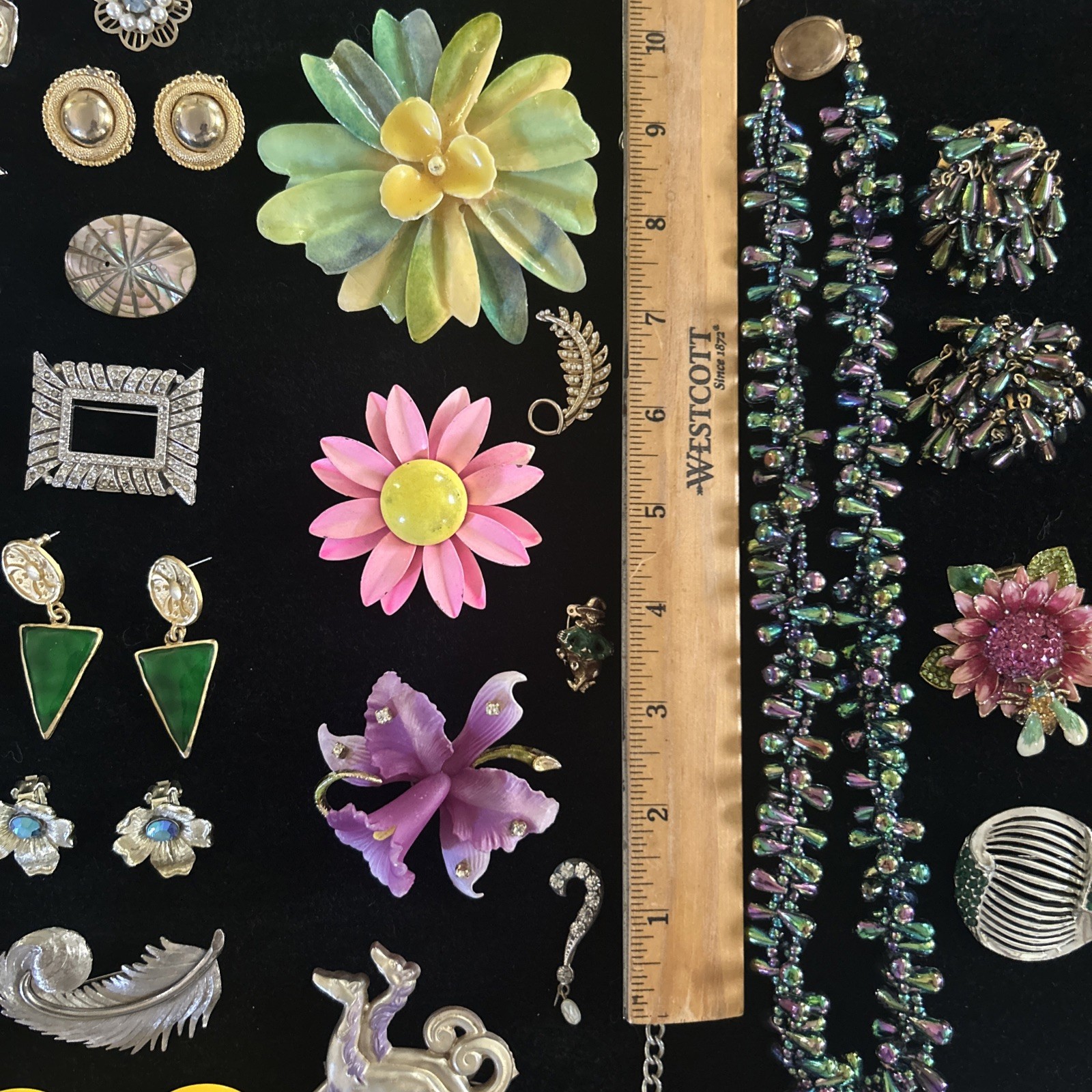 66 Vintage lot jewelry unbranded wearable Trifari Monet Coro Marian Haskell Sty