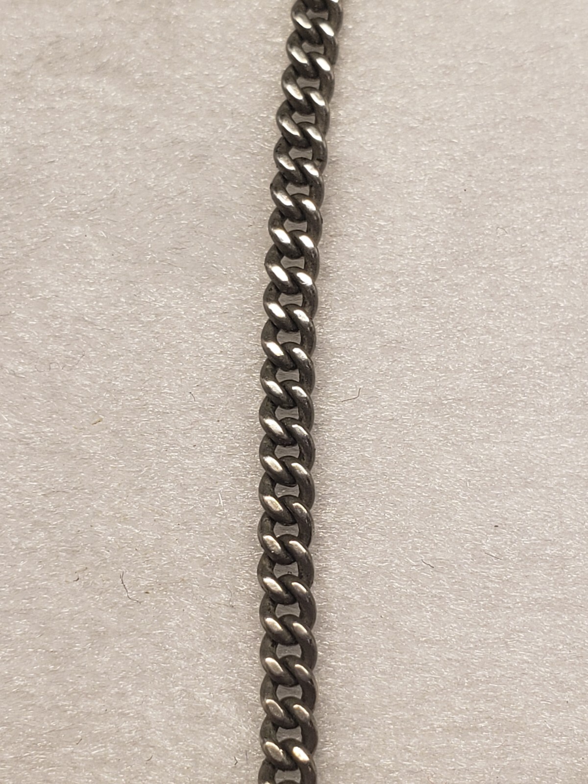ESTATE FIND Vintage Sterling Silver Black Enamel Sorority (?) Bracelet