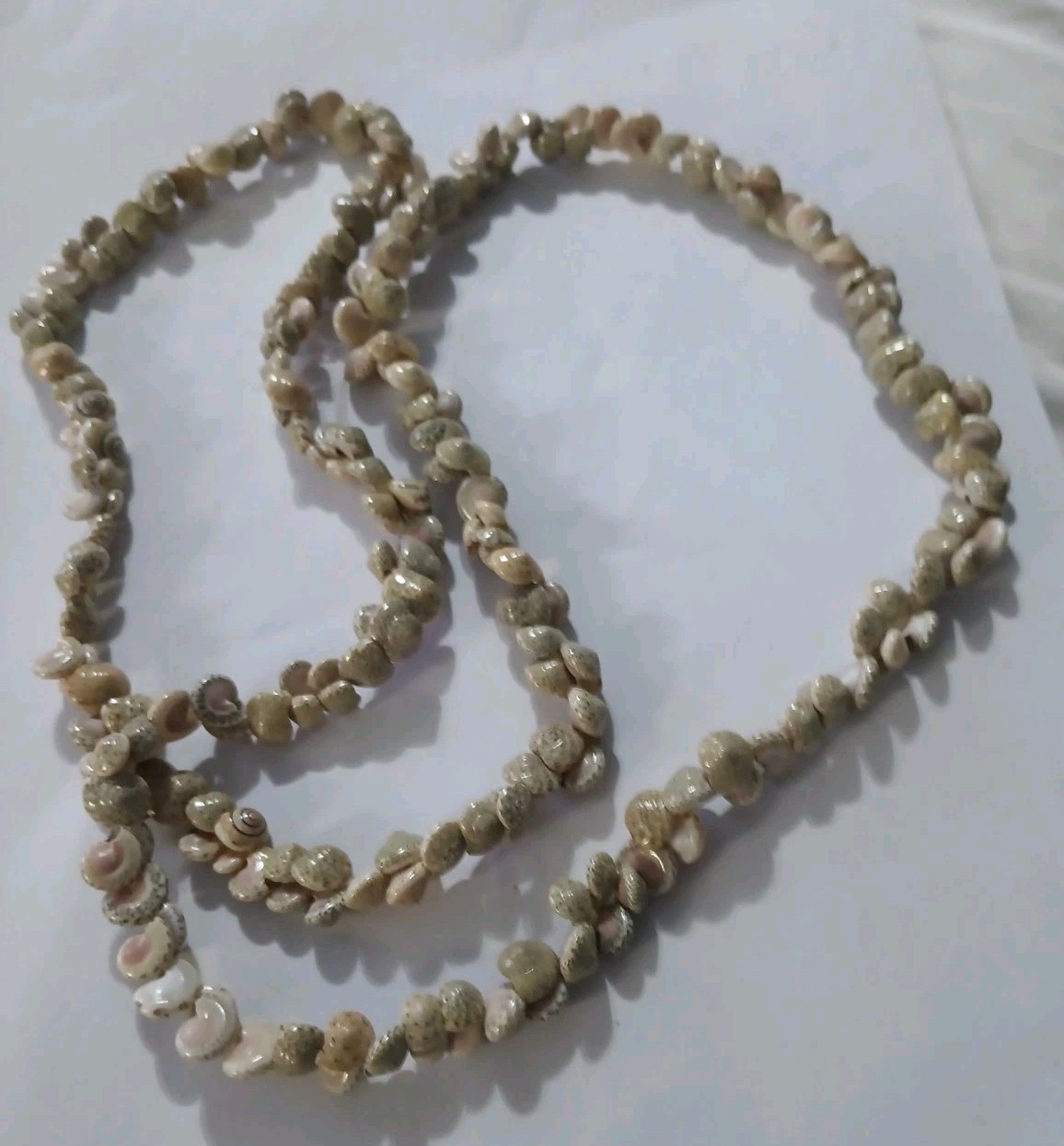 Vintage Handcrafted Cowrie/Other Seashell Necklace Lot (5 Necklaces)