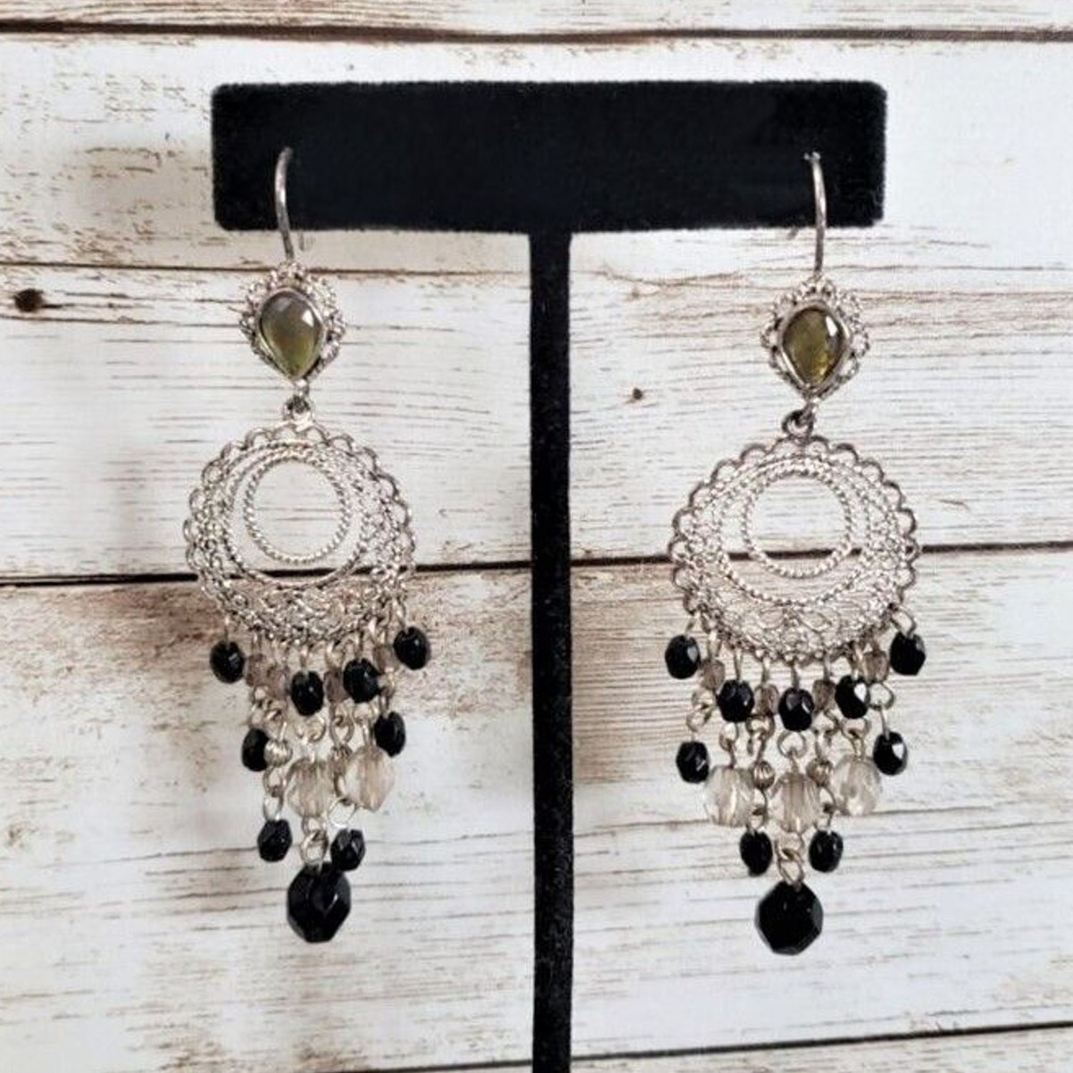 Vintage Earrings Hooks for Pierced Ears – Boho Chandelier Style Dangle