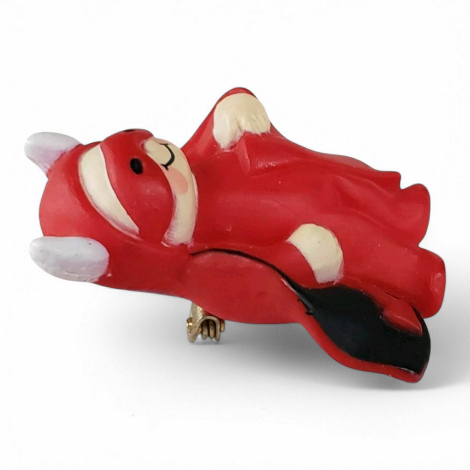 Vintage Fun World Carle Place NY Little Devil Brooch Pin 2″