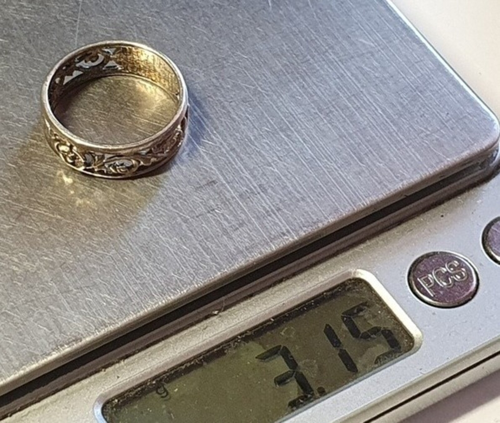 Vintage Soviet USSR ring sterling silver 925 ⭐ Size 8 Weight 3.15 g.