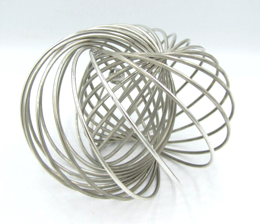 1990 Important Exceptional Expanding GYROSCOPE & BALL BRACELET Sterling Silver