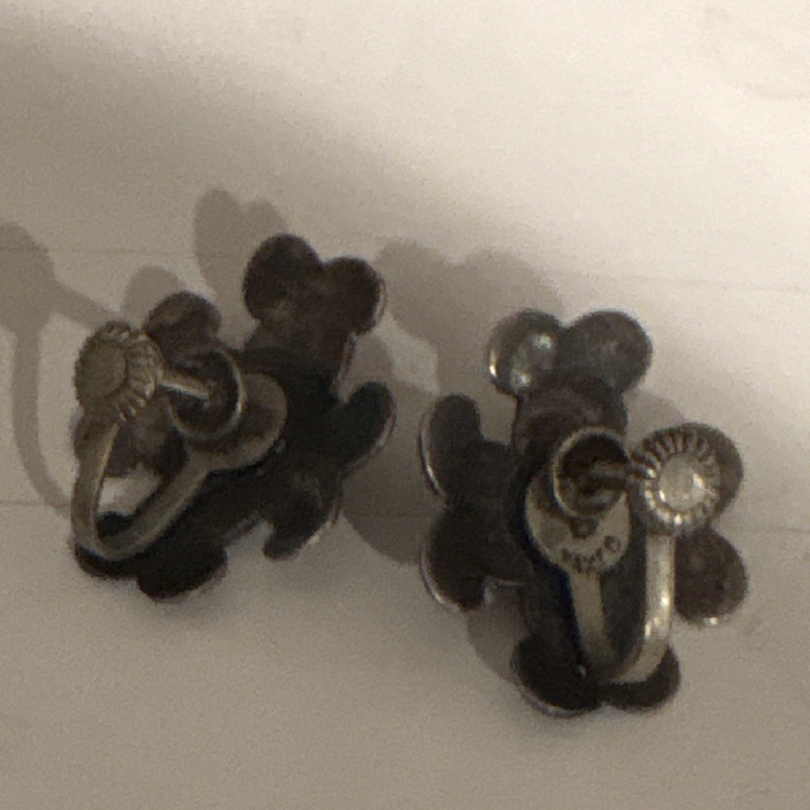 Sterling Silver (.925) Los Castillo Mexican Silver Knot Screw Back Stud Earrings
