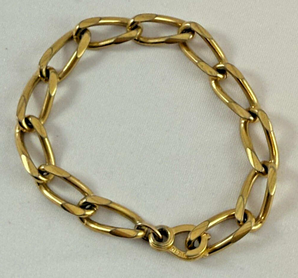 Vintage SPEIDEL Gold Tone Oval Link Bracelet Sister Clasp