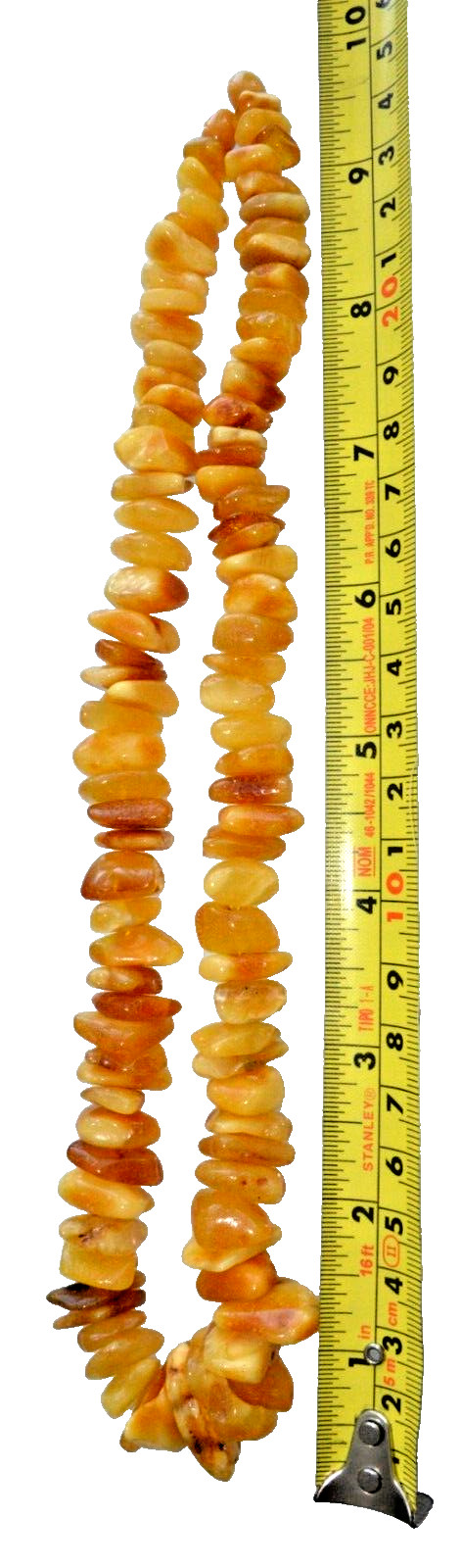 ✅48cm = 60gr RUSSIAN SOVIET BALTIC AMBER BEAD NECKLACE 琥珀 BRACELET STONE PENDANT