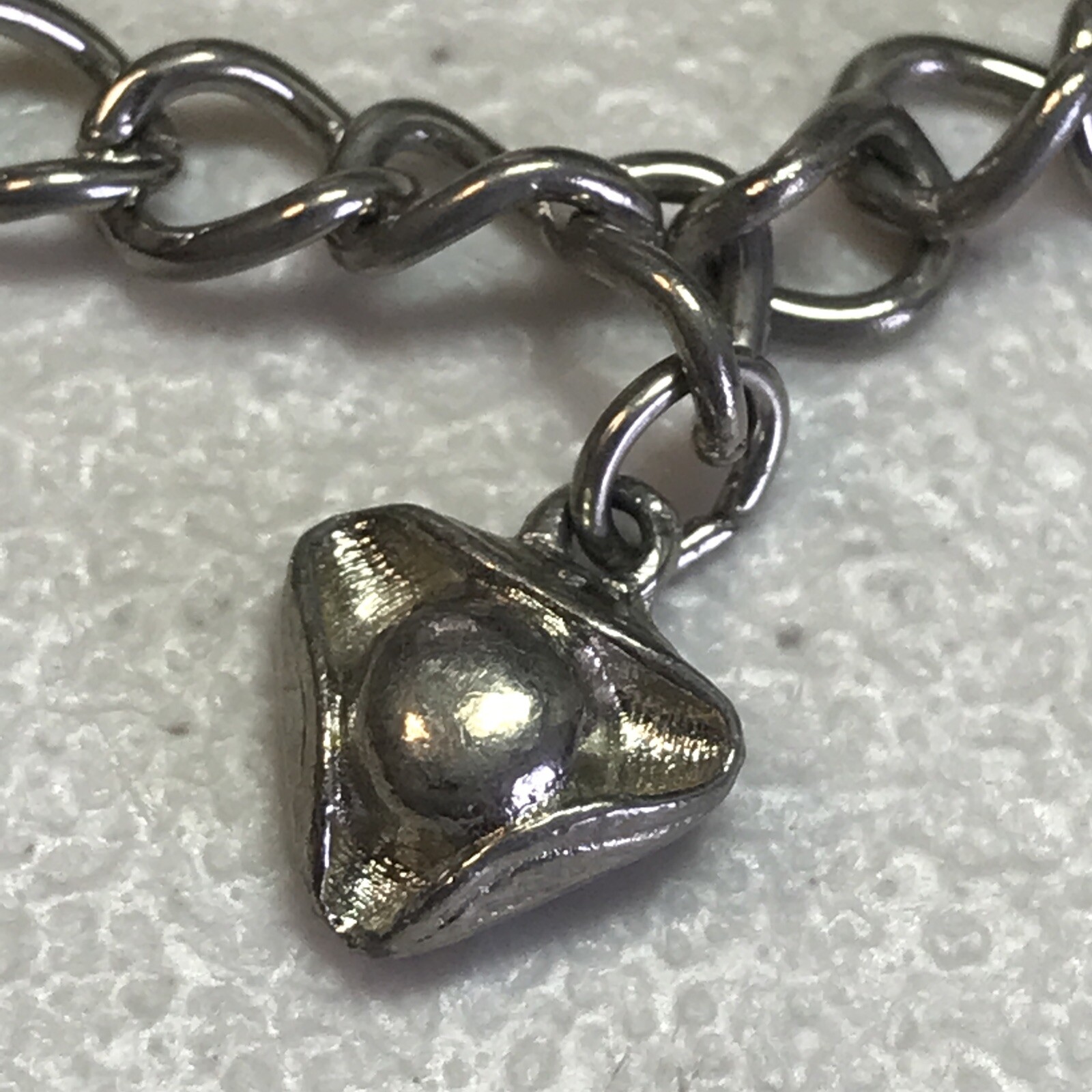Vintage Charm Bracelet Silver Tone 6.25″ 1960’s Liberty Paul Revere Cannon