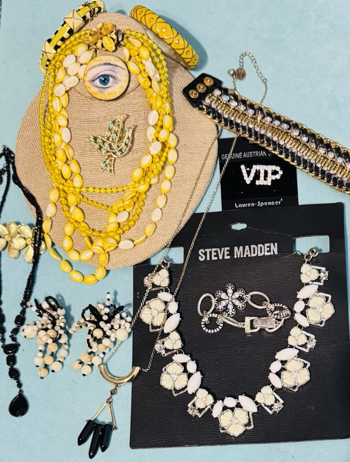 Vintage High End Jewelry Lot Henri Mendel J Crew Monet Liz Claiborne Chicos 1928