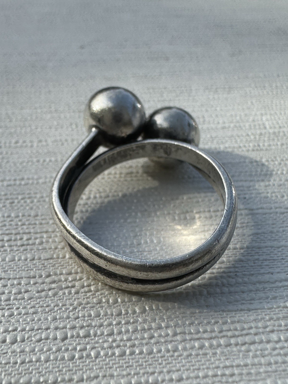N.E From Vintage Denmark 925S Sterling Silver Ring vintage estate