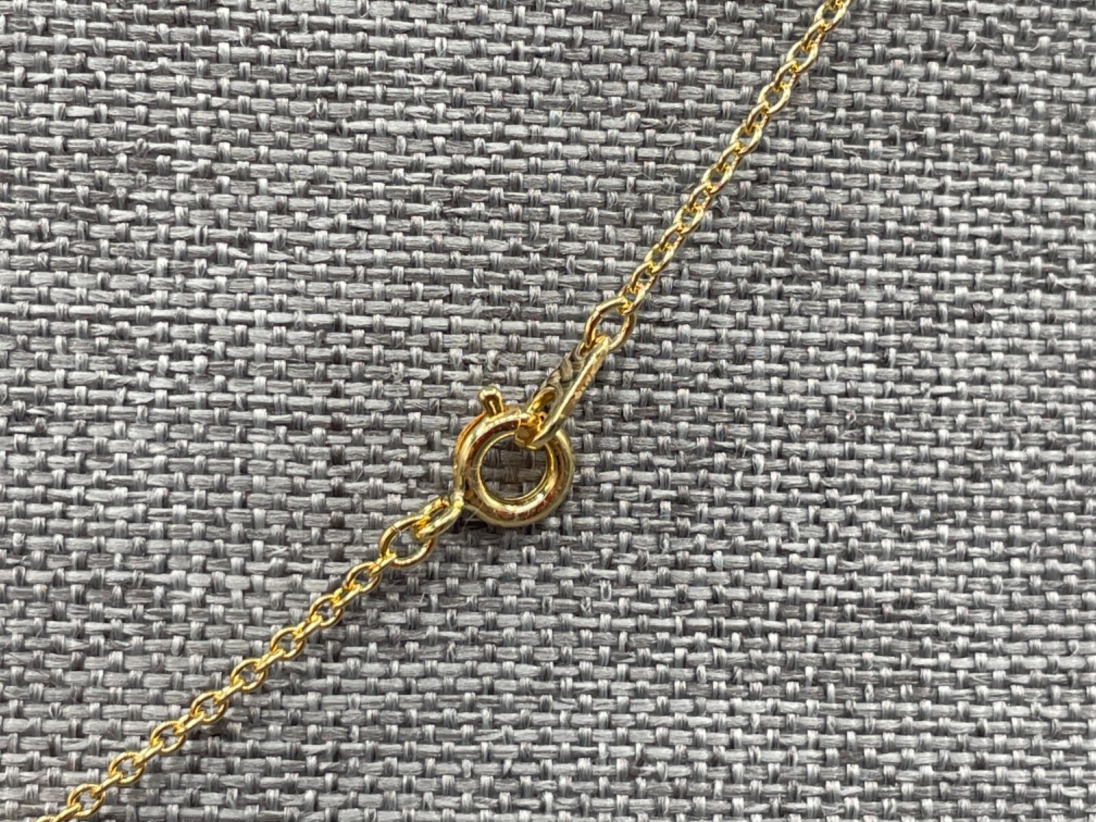 Lindenwold Fine Jewelers 14K Gold Plate Solitaire Cubic Zirconia CZ Necklace