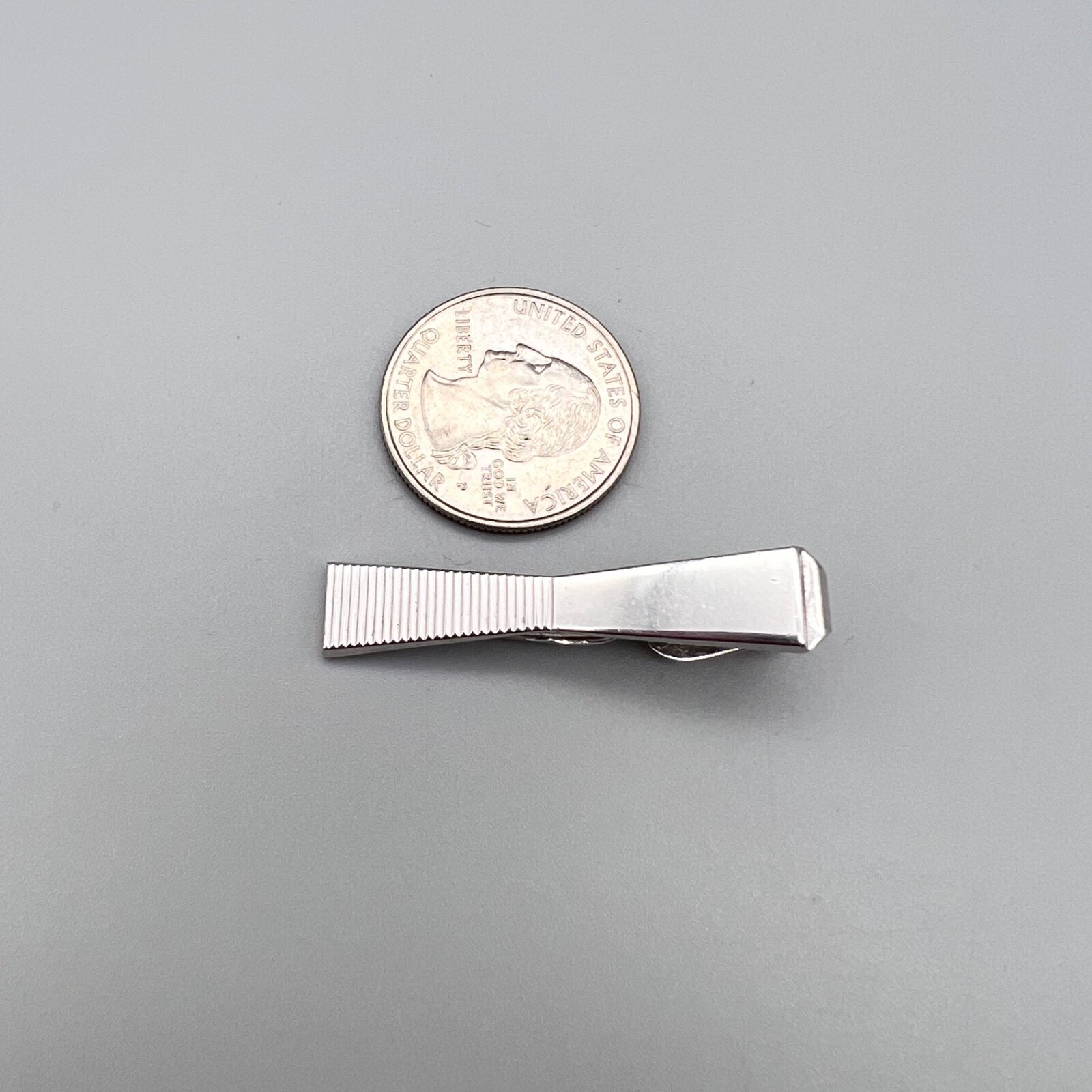 VTG Tie Bar Tie Clip Gold/ Silver Tone Men’s Business Casual & Collar Pin 4 Pc