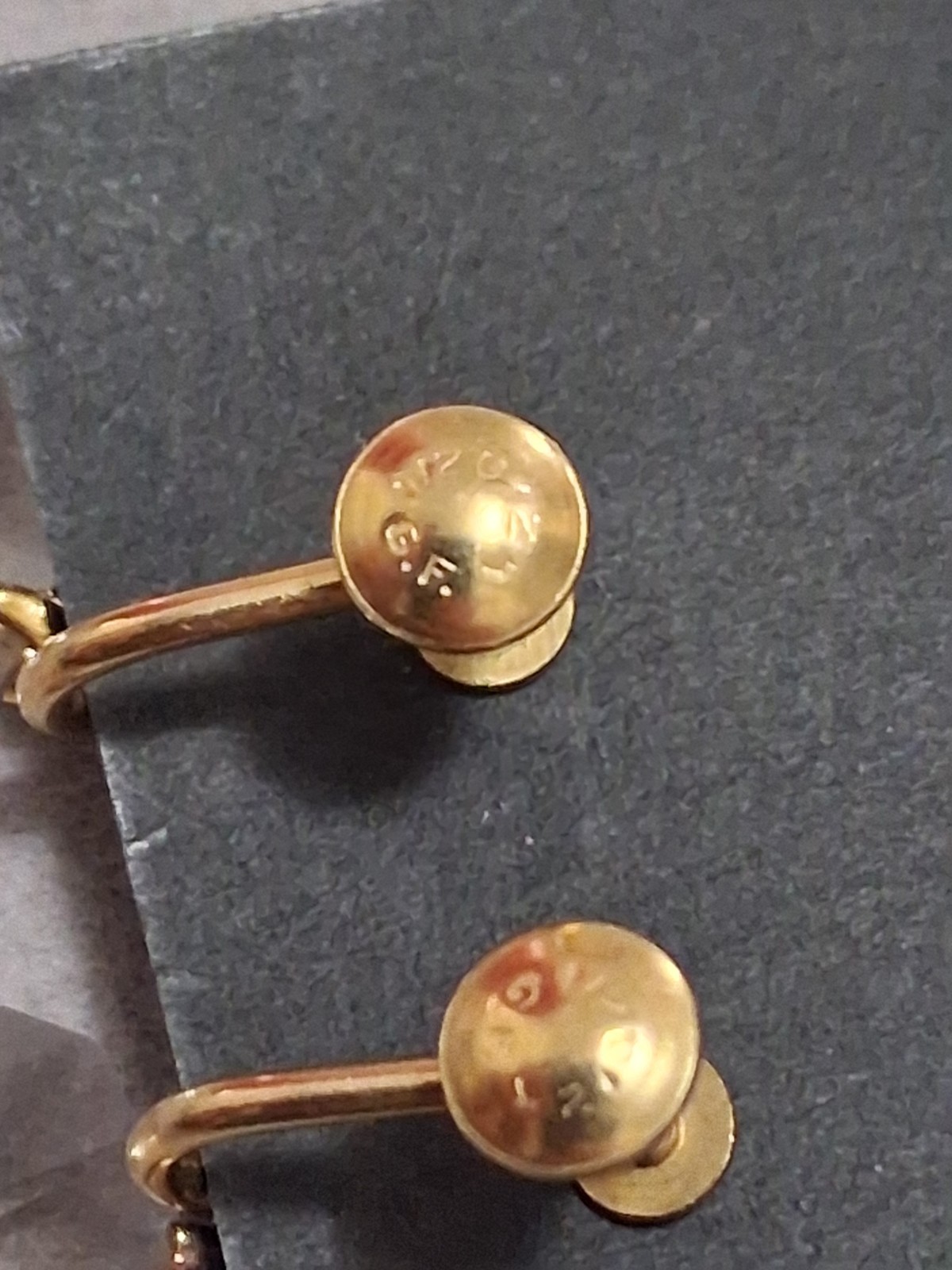 Gold filled faceted crystal dangle drop adjustable clip on earrings, geometric