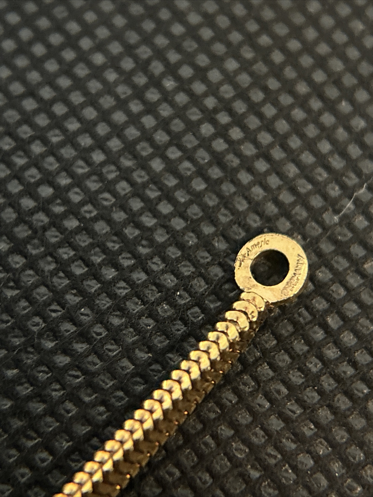 Necklace Chain Snake High Quality Gold Plated Gold Tone Americ KJ 19” GERMANY