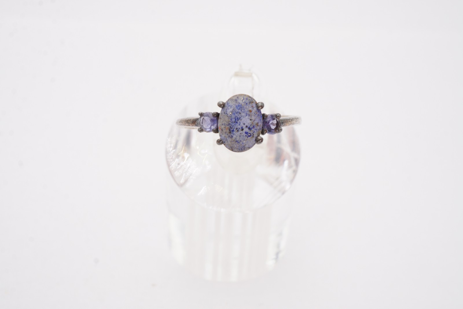 Vintage Sterling Silver 925 Iolite Ring Size 7